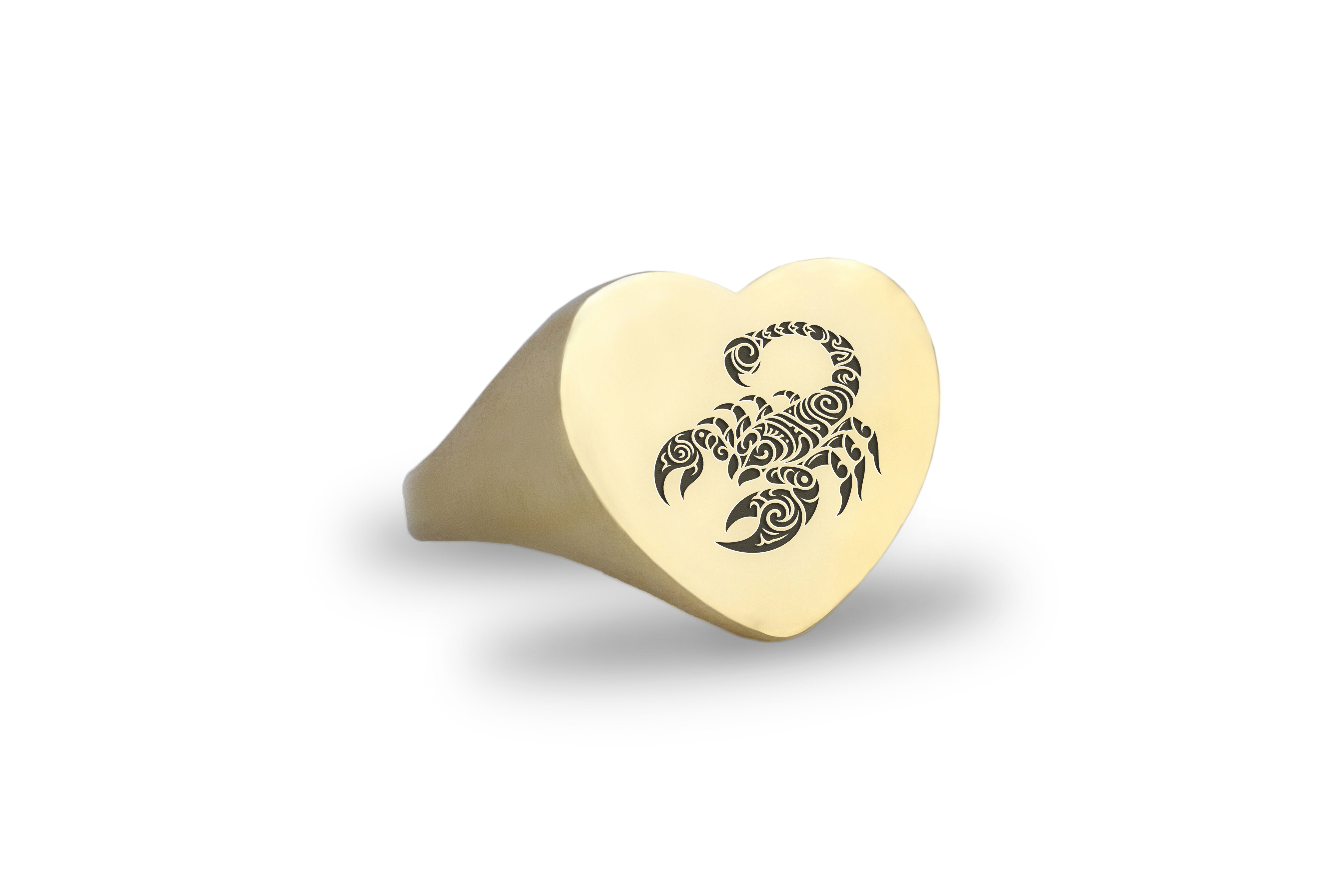 Tribal Scorpion Gold Ring
