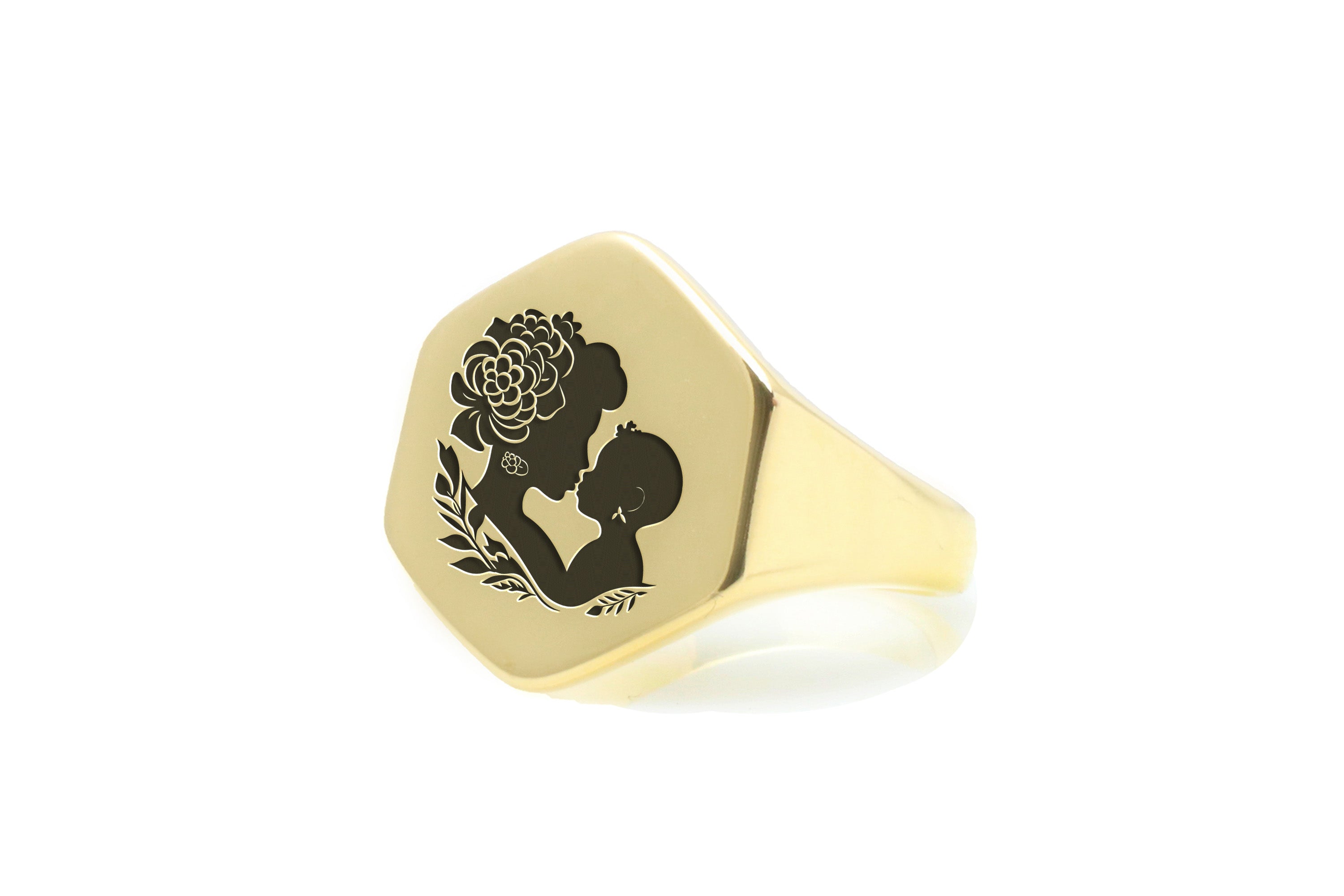 14k Gold Mother Ring