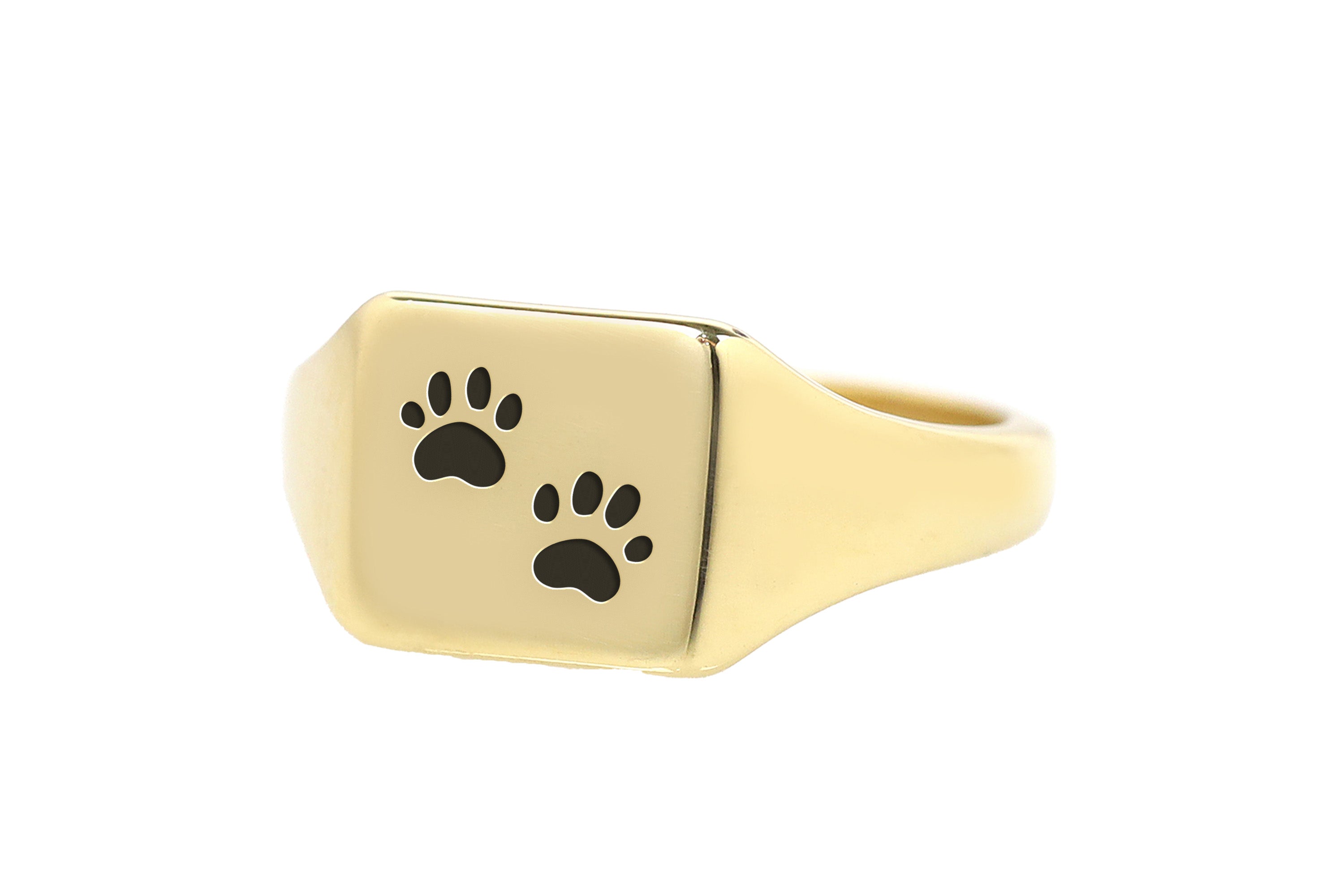 Cute Paw Signet Ring