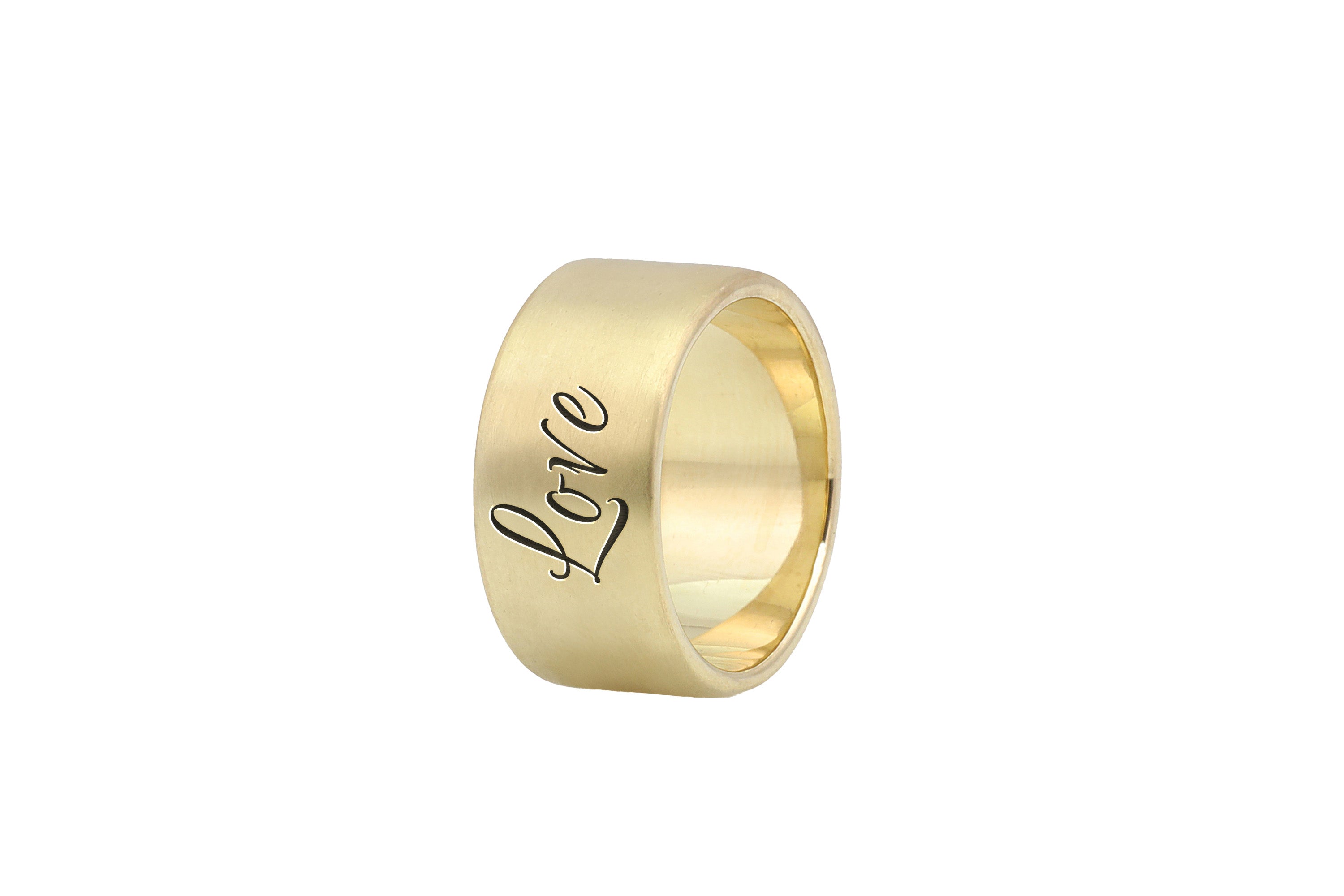 Wide Band Wedding Ring