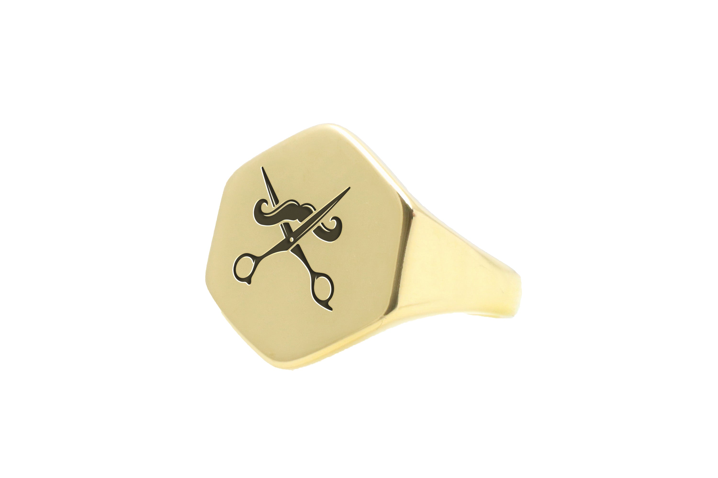 Barber Gold Signet Ring