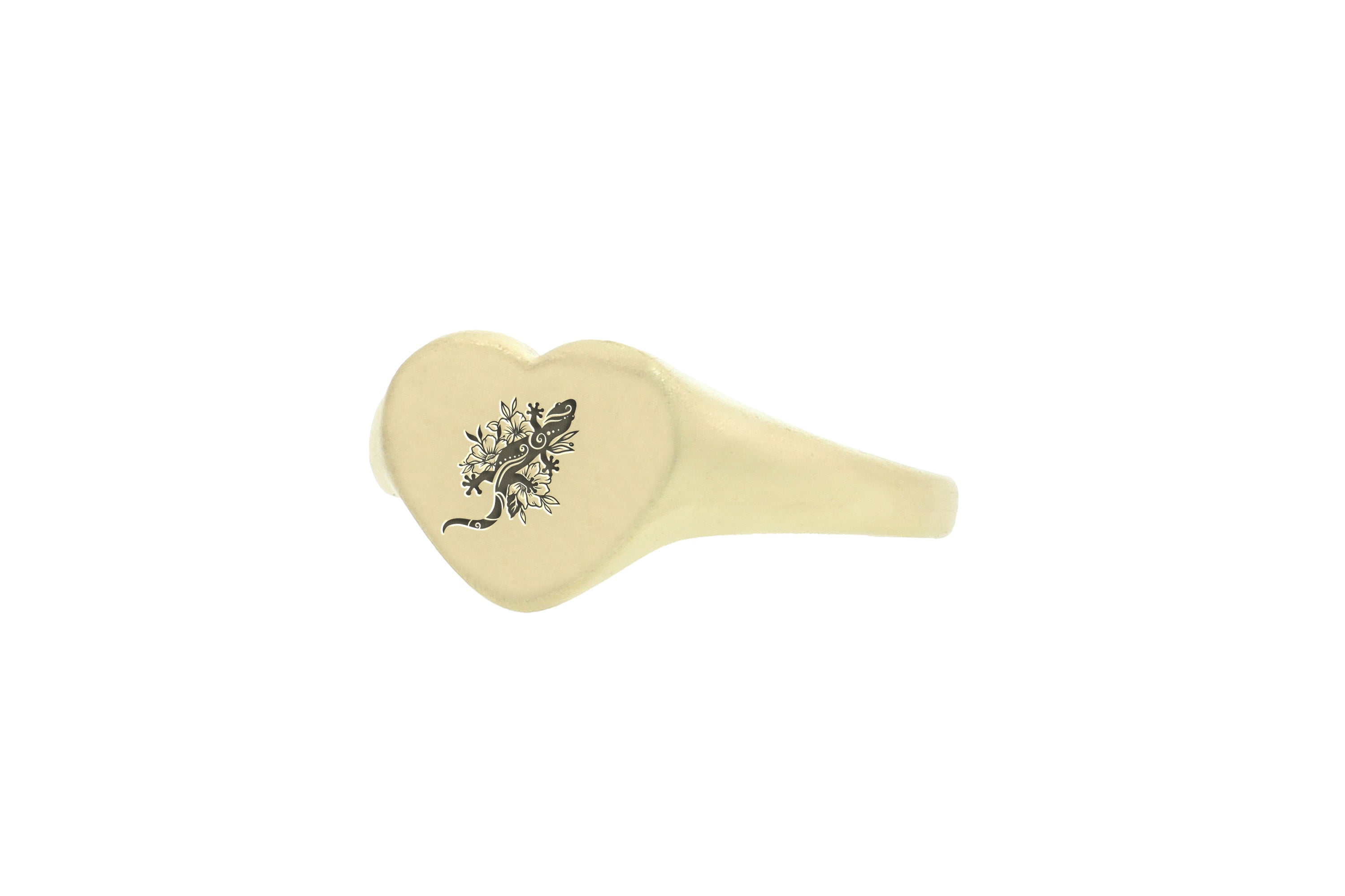 Lizard Gold Signet Ring