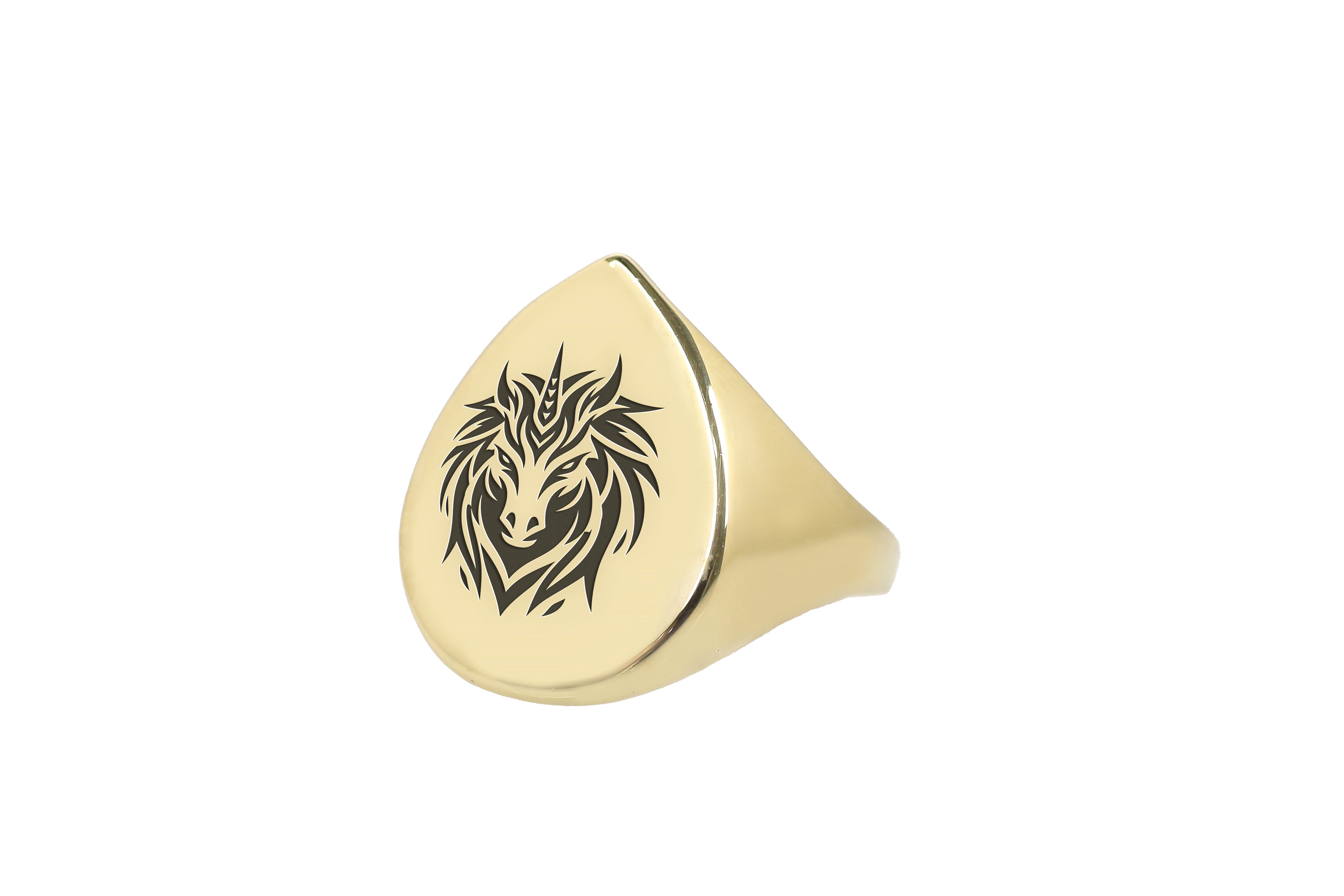 24k Gold Unicorn Ring