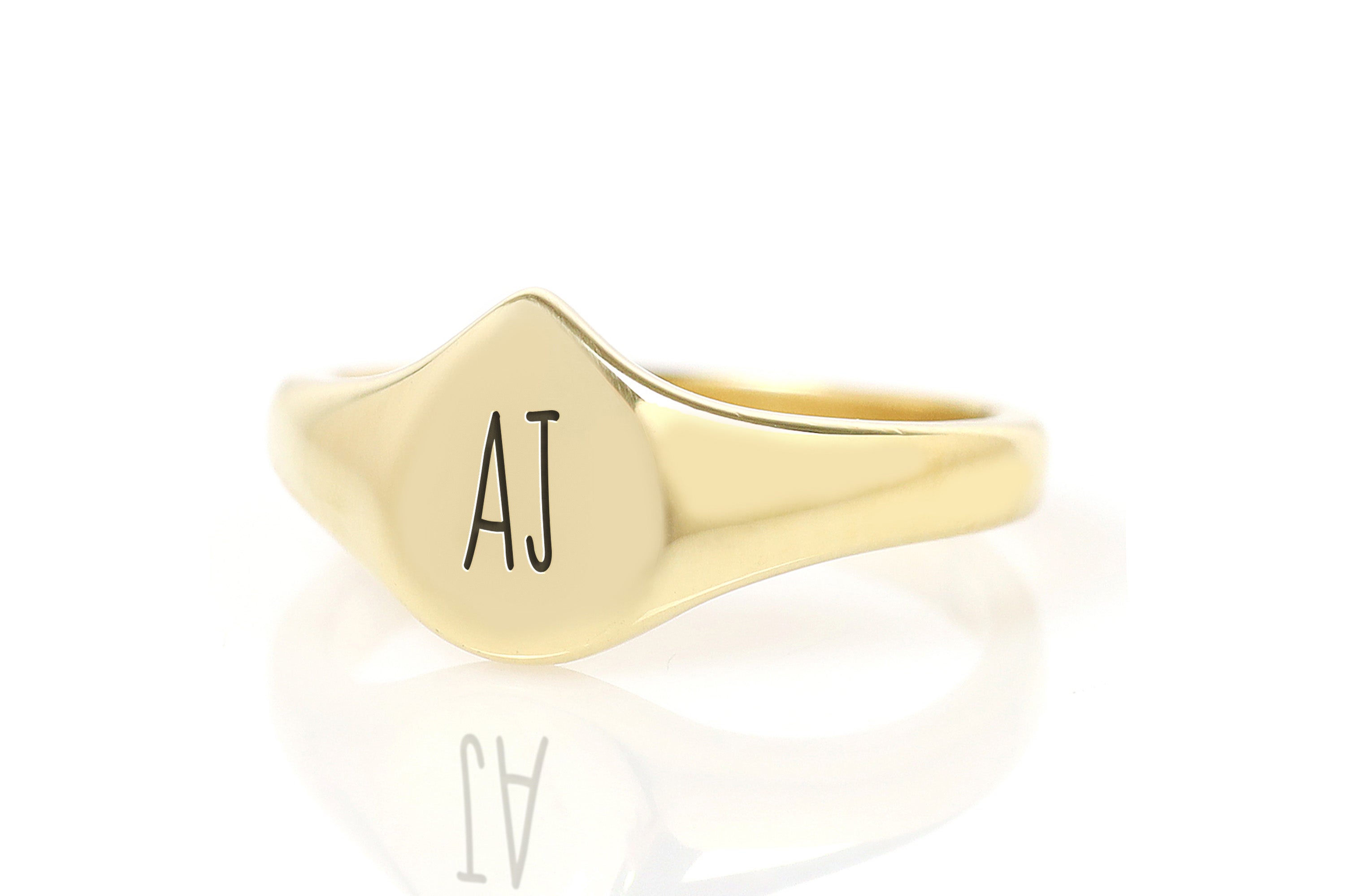 Custom Funky Letter Ring