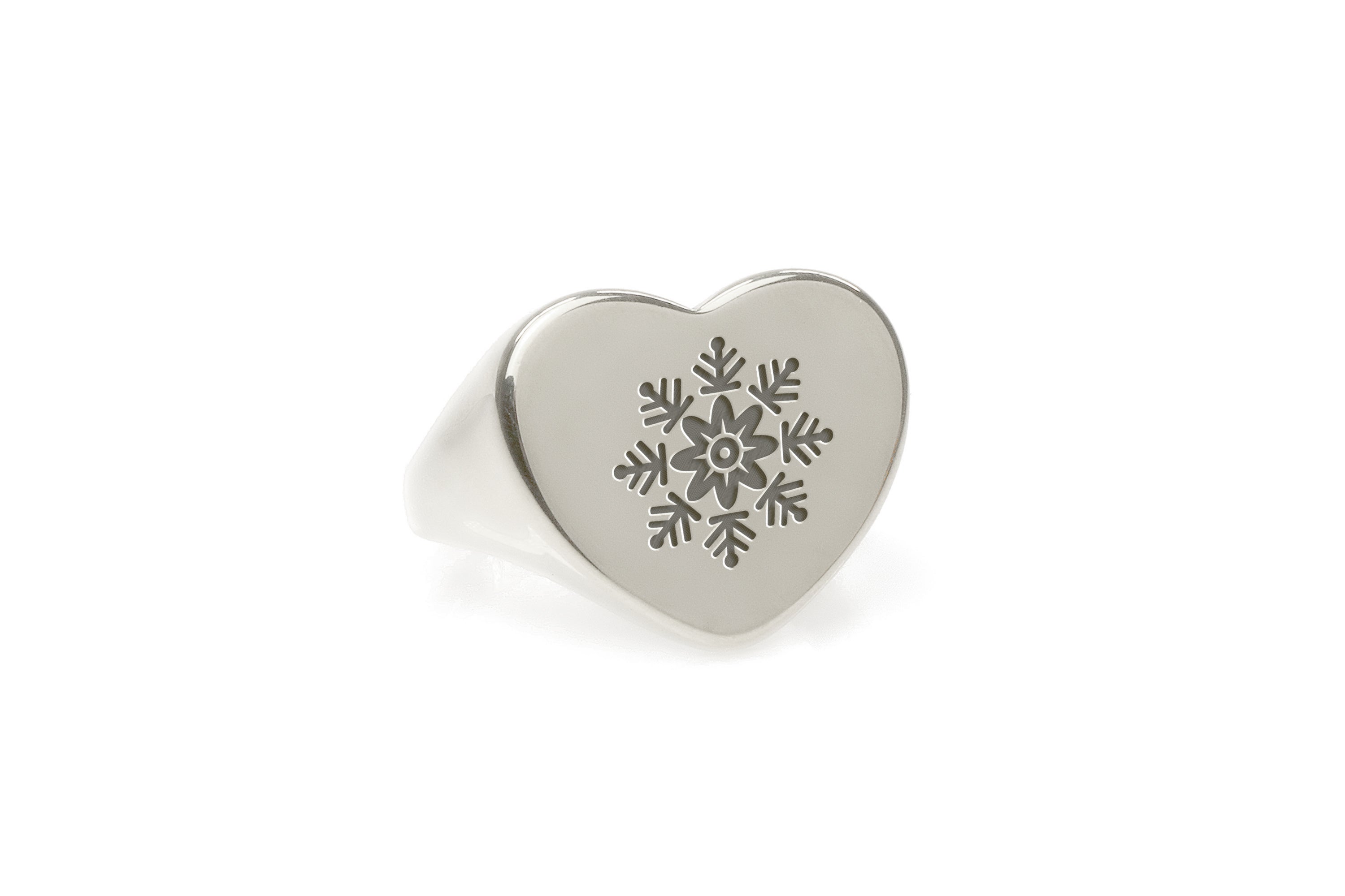 925 Sterling Silver Snowflake Ring