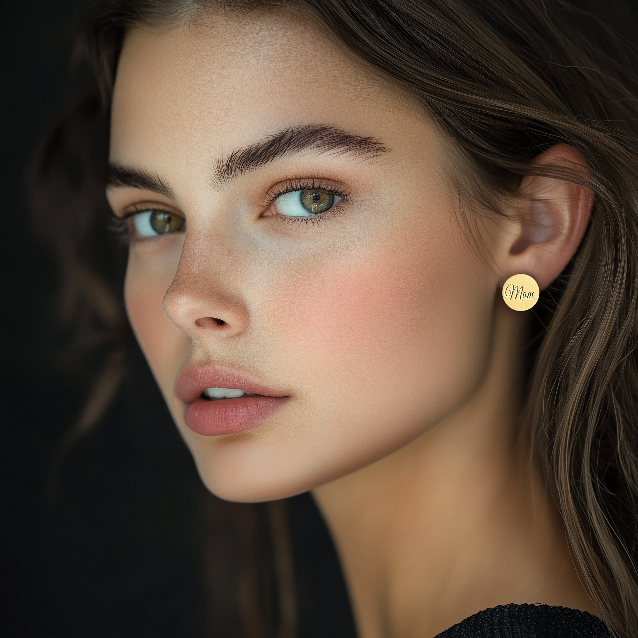 Mom & Dad Stud Earrings