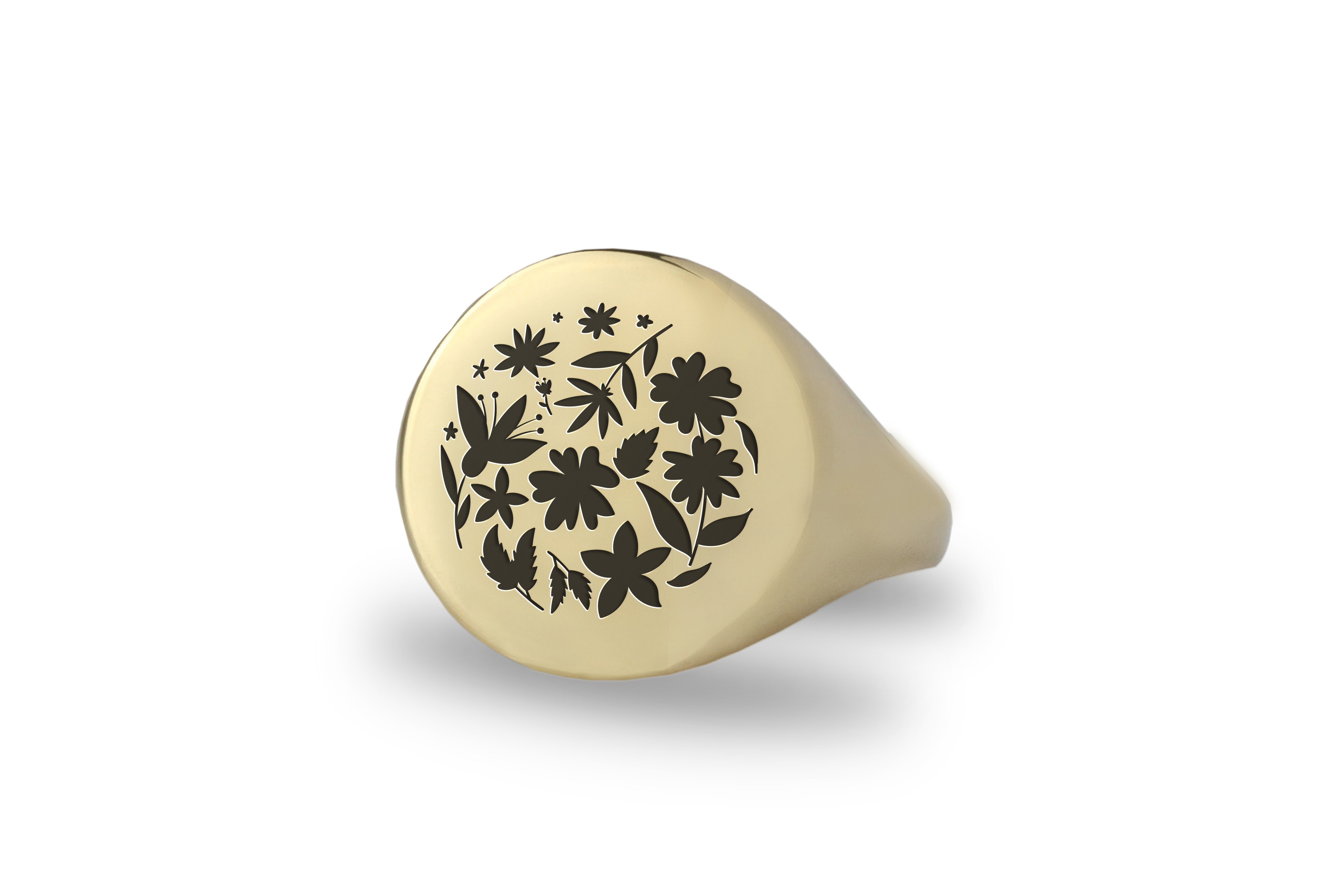Floral Bold Statement Ring