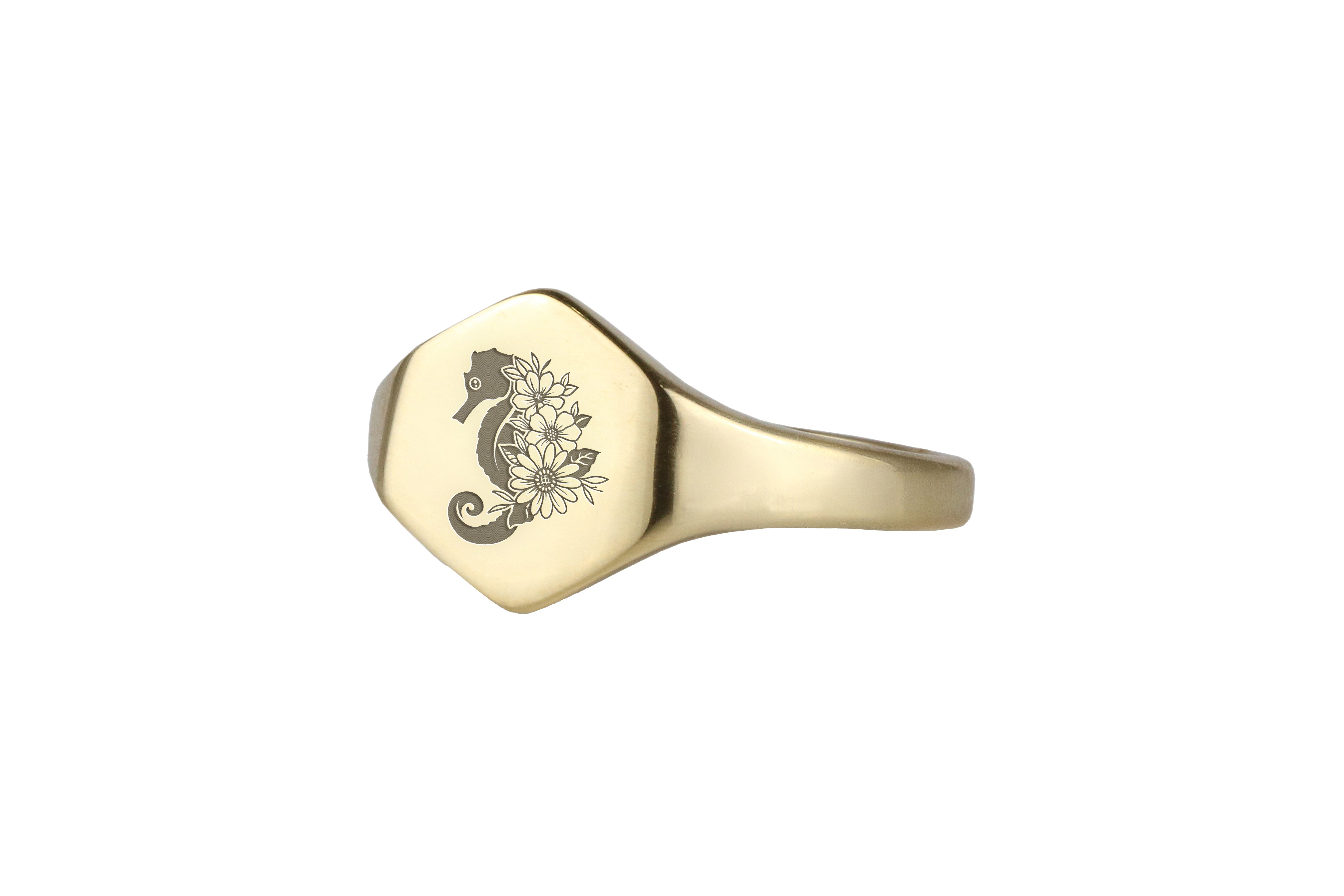 Cute Sea Horse Ring