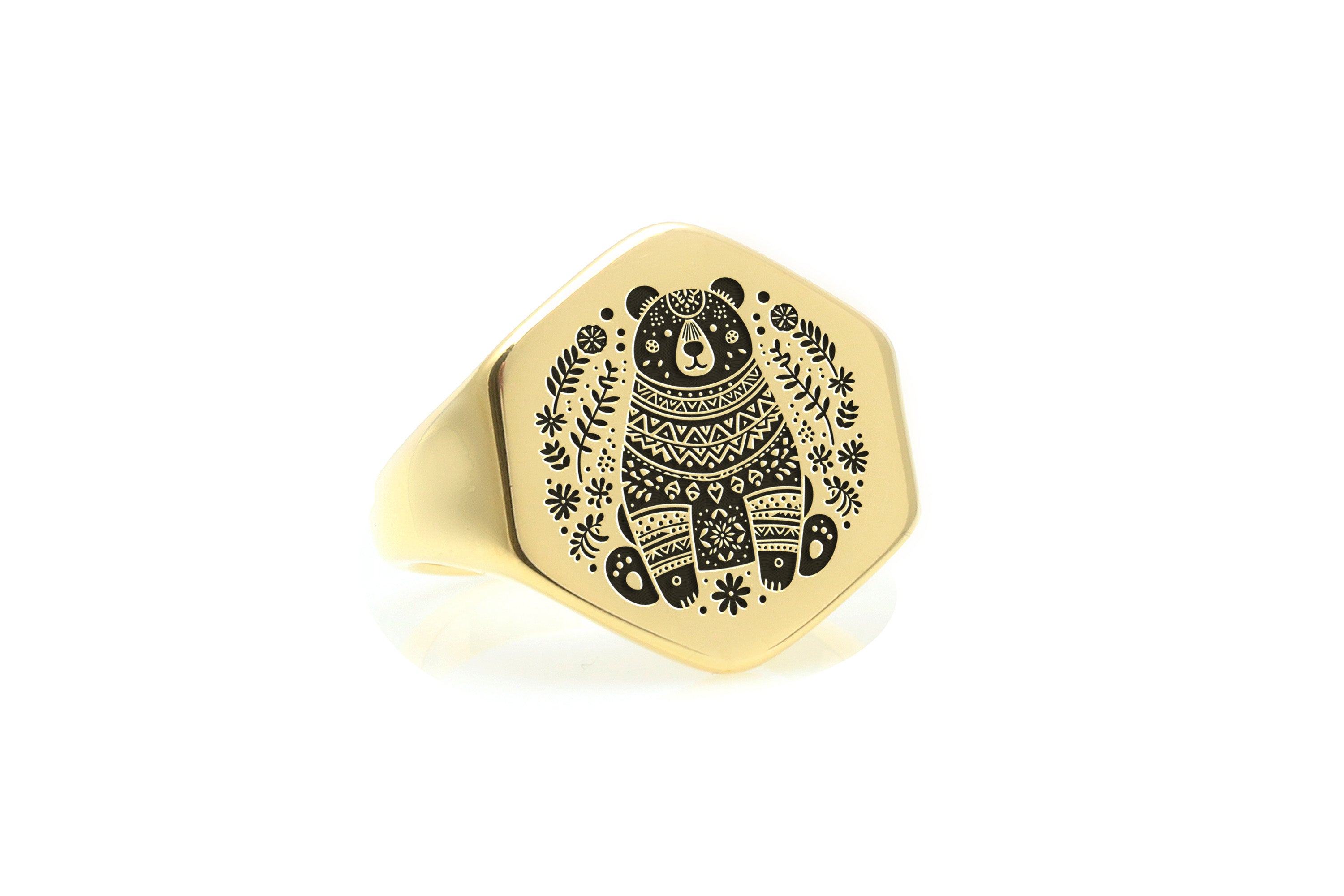 Wild Harmony Bear Ring