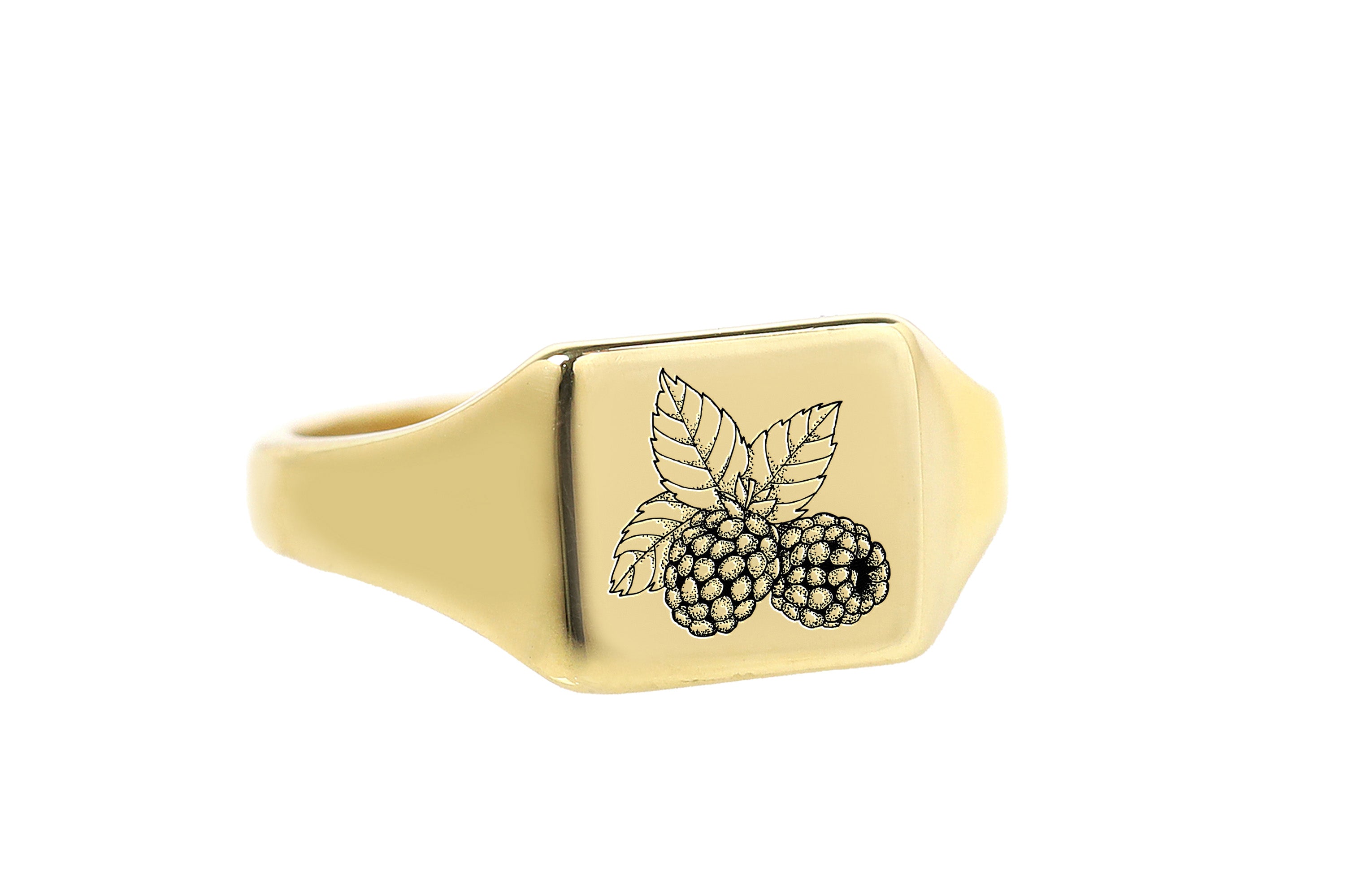 Cute Raspberry Signet Ring