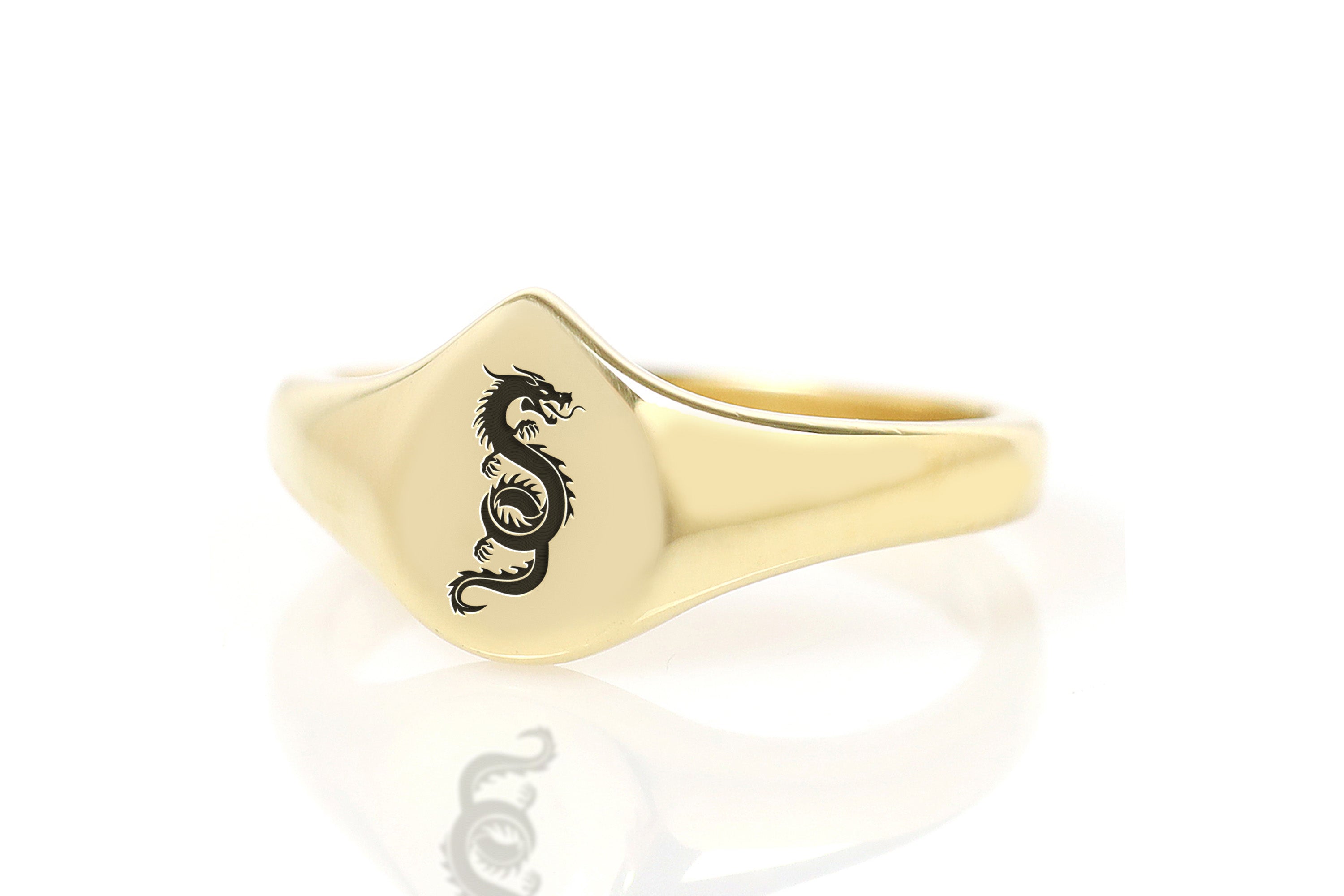 Custom Dragon Gold Ring