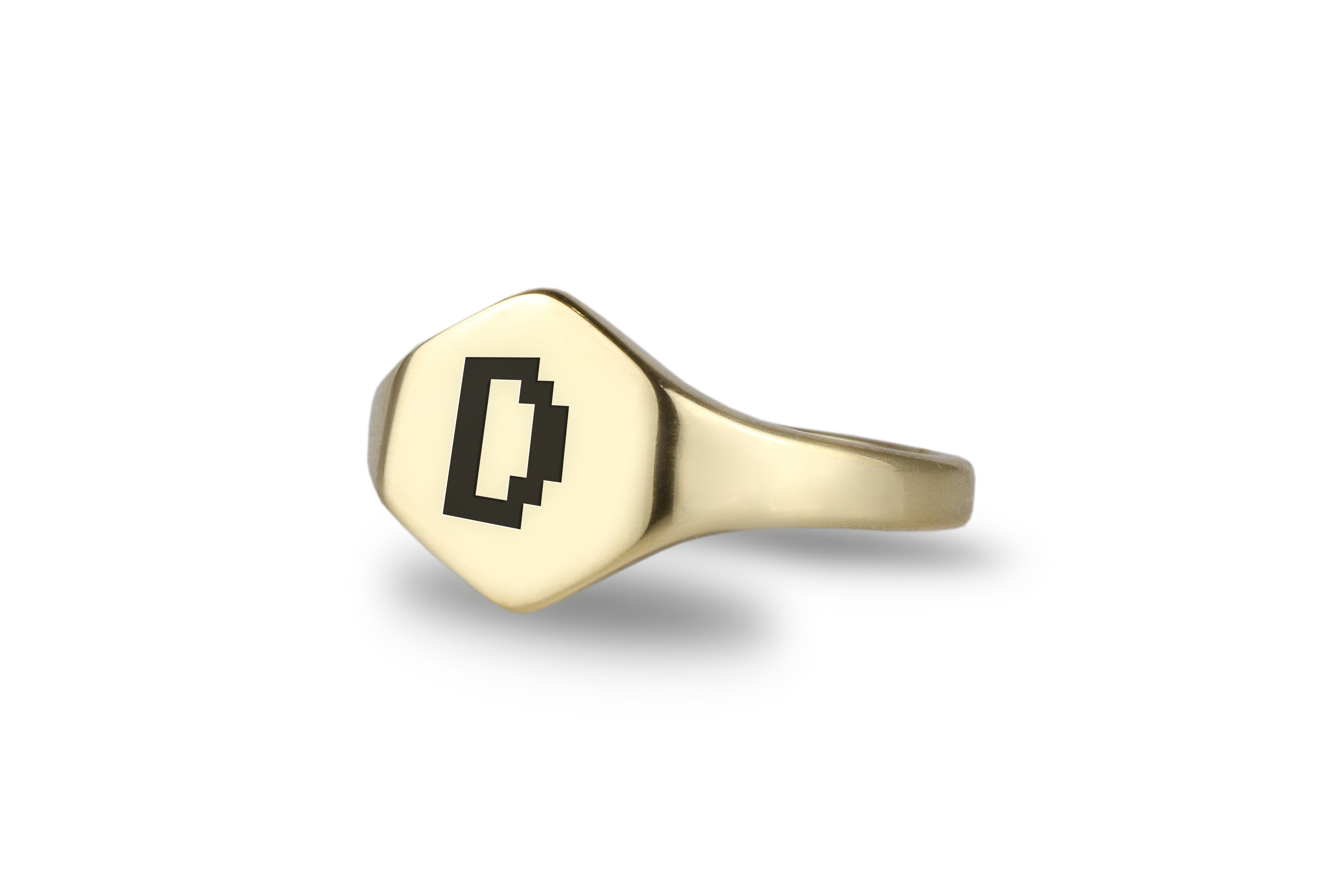 Custom Arcade Font Ring