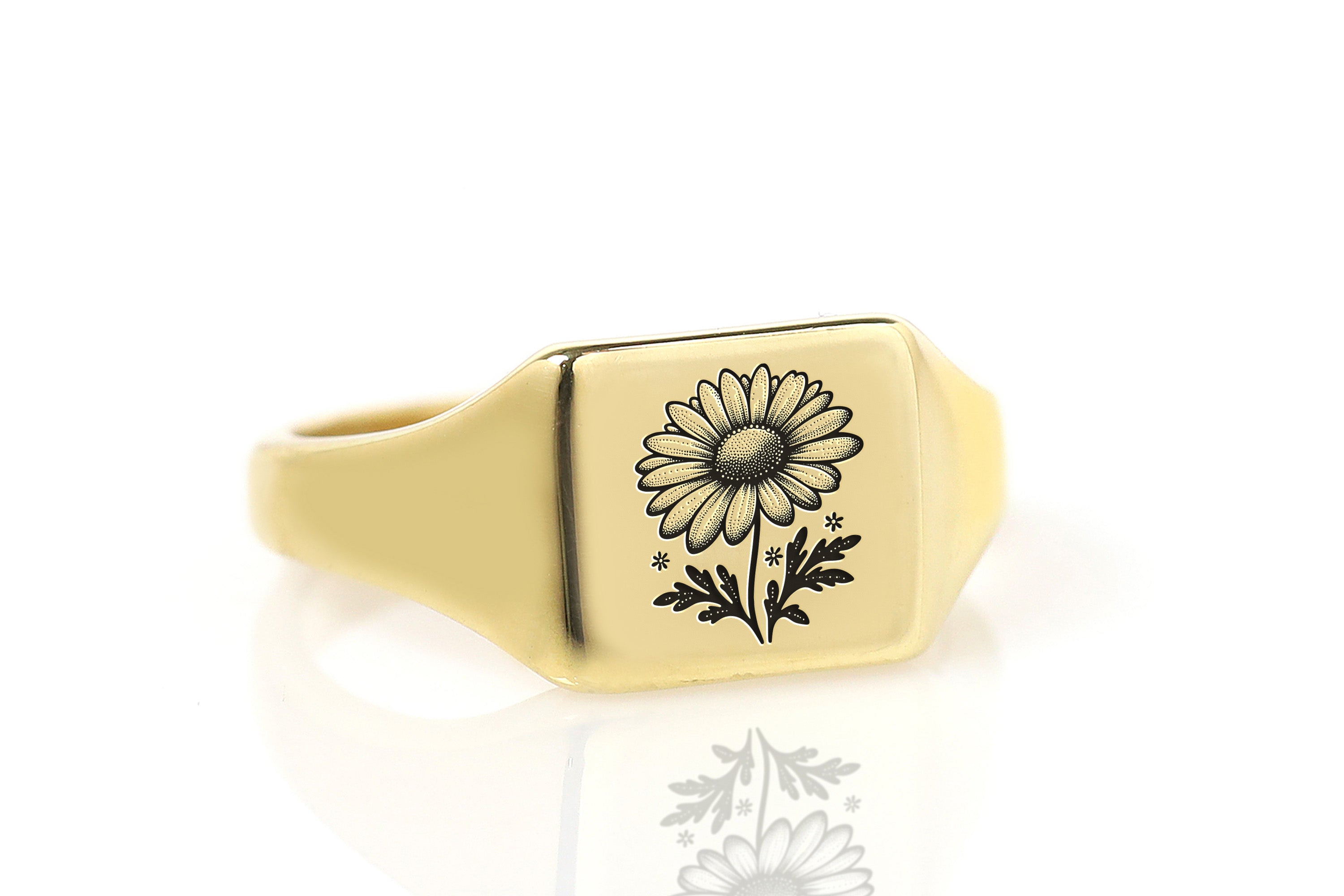 Custom Sunflower Ring
