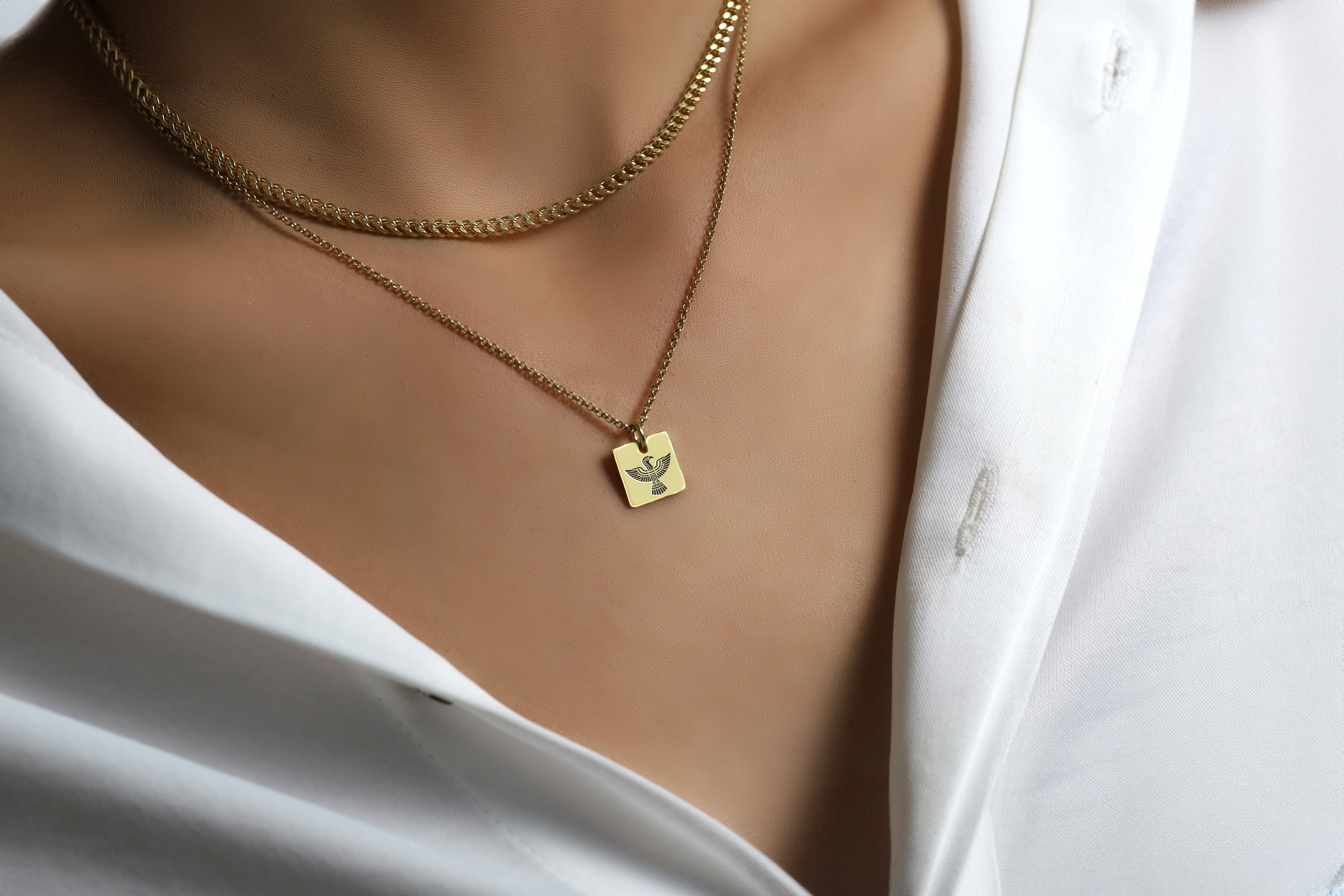 Egyptian Falcon Necklace