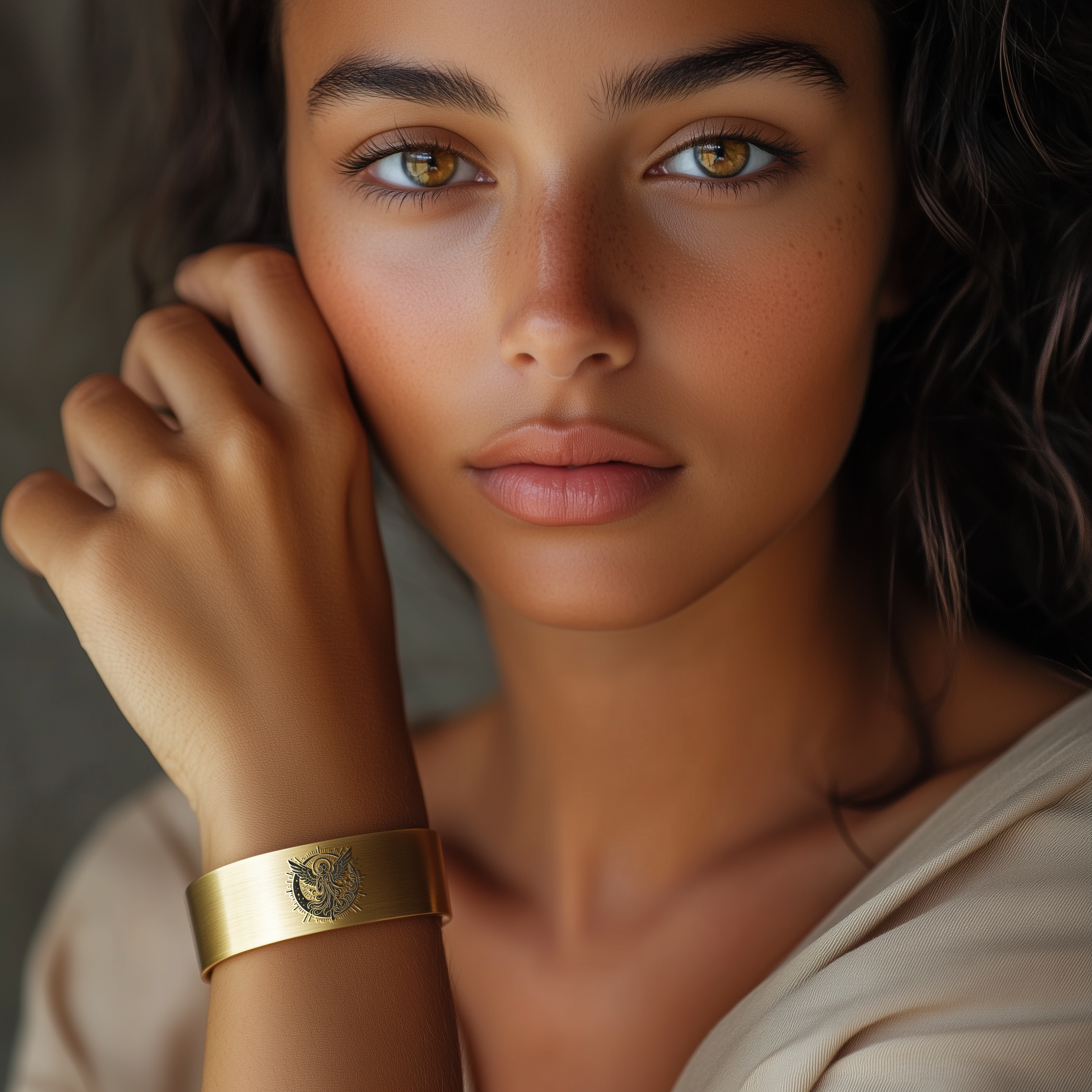 14k Gold Guardian Angel Bracelet