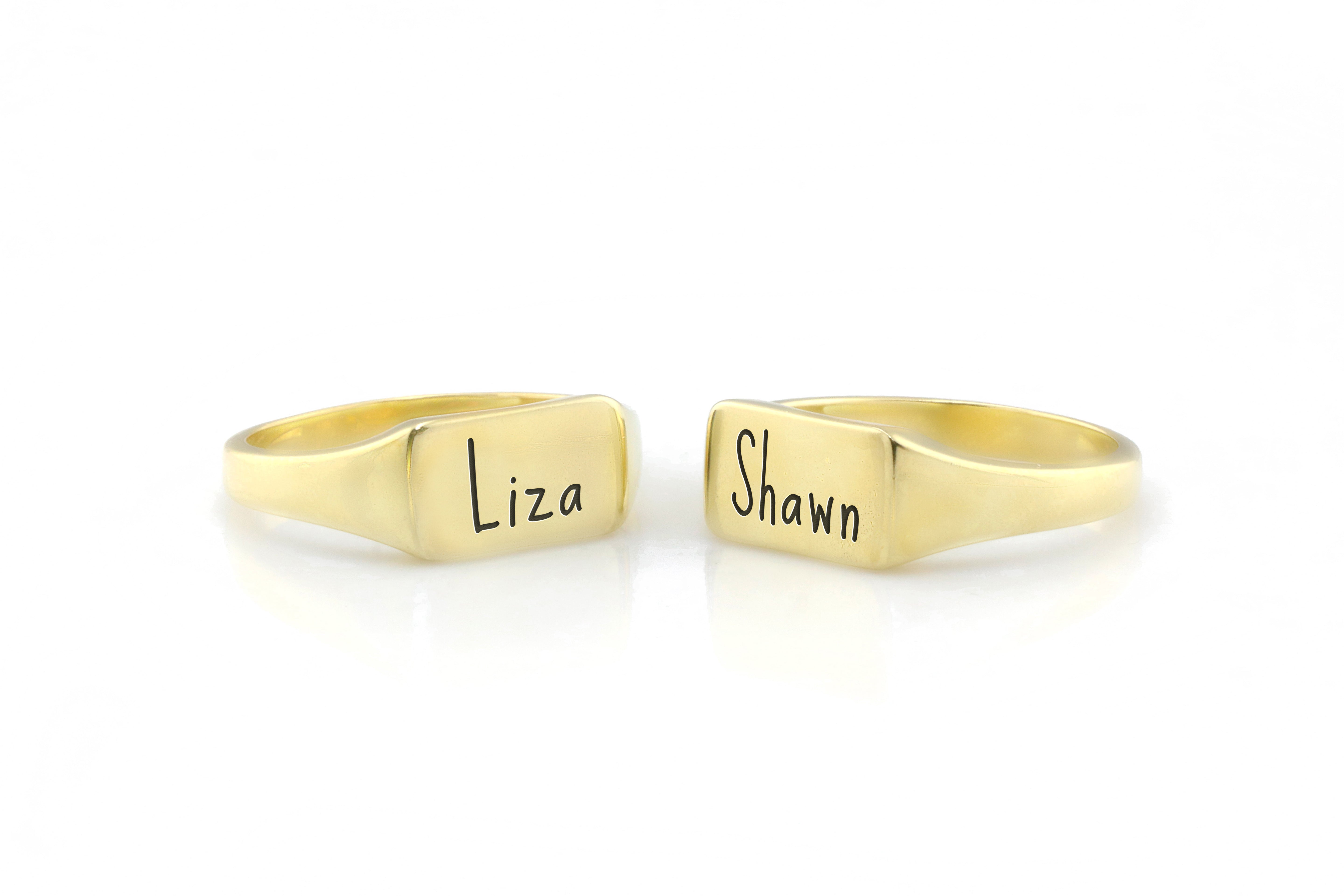 Custom Funky Text Ring