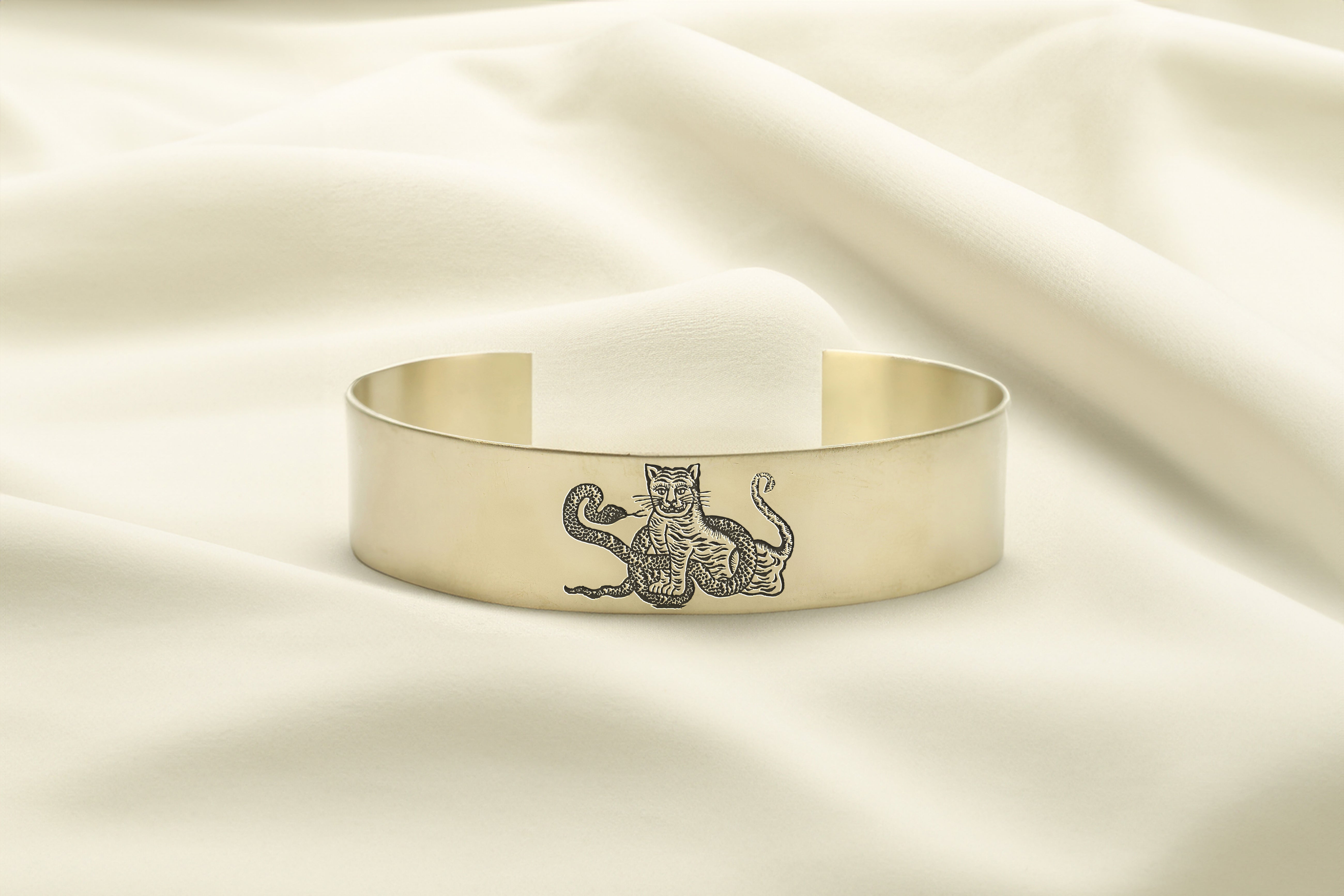 Japanese Tiger Gold Bracelet