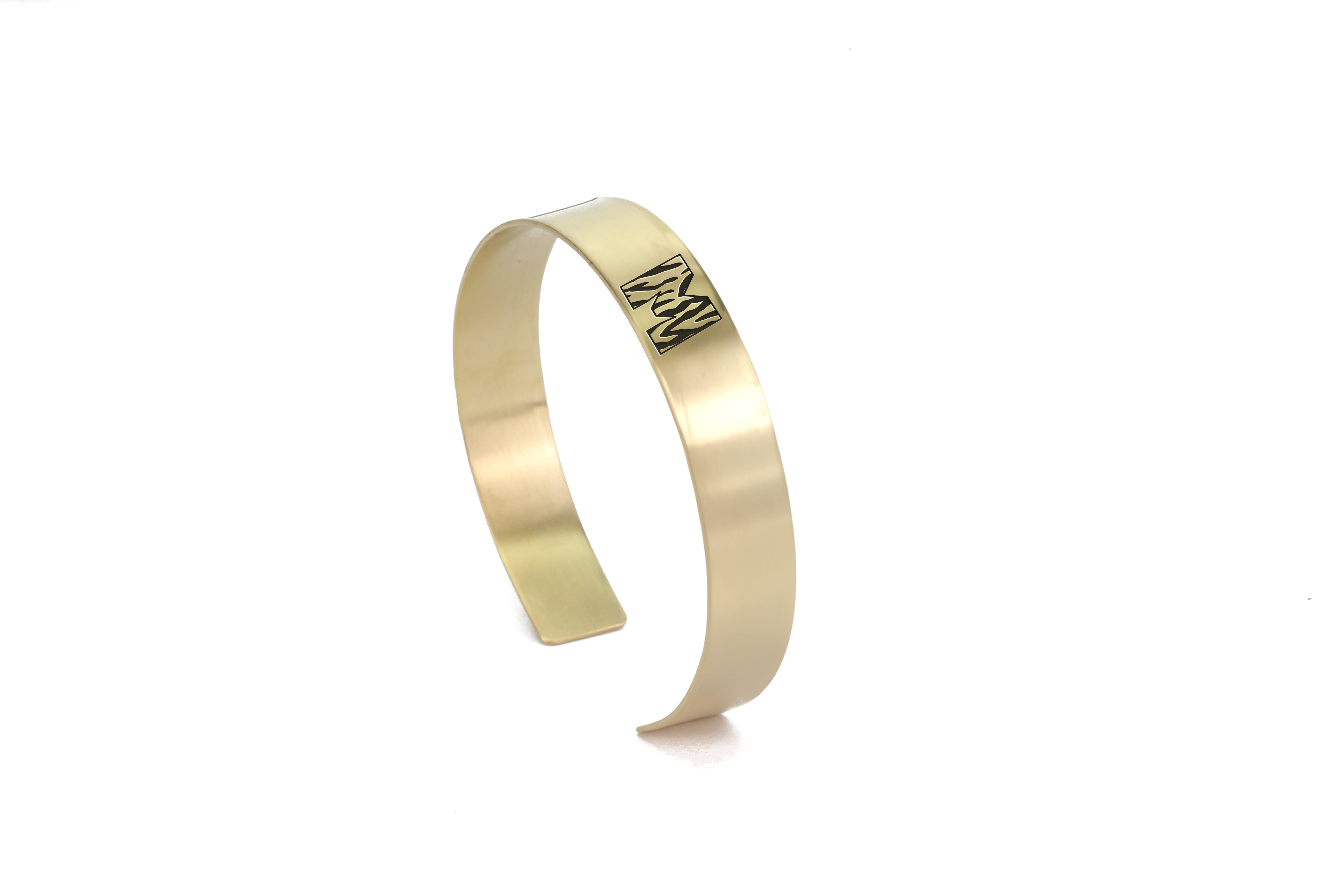 Tiger Pattern Gold Bracelet