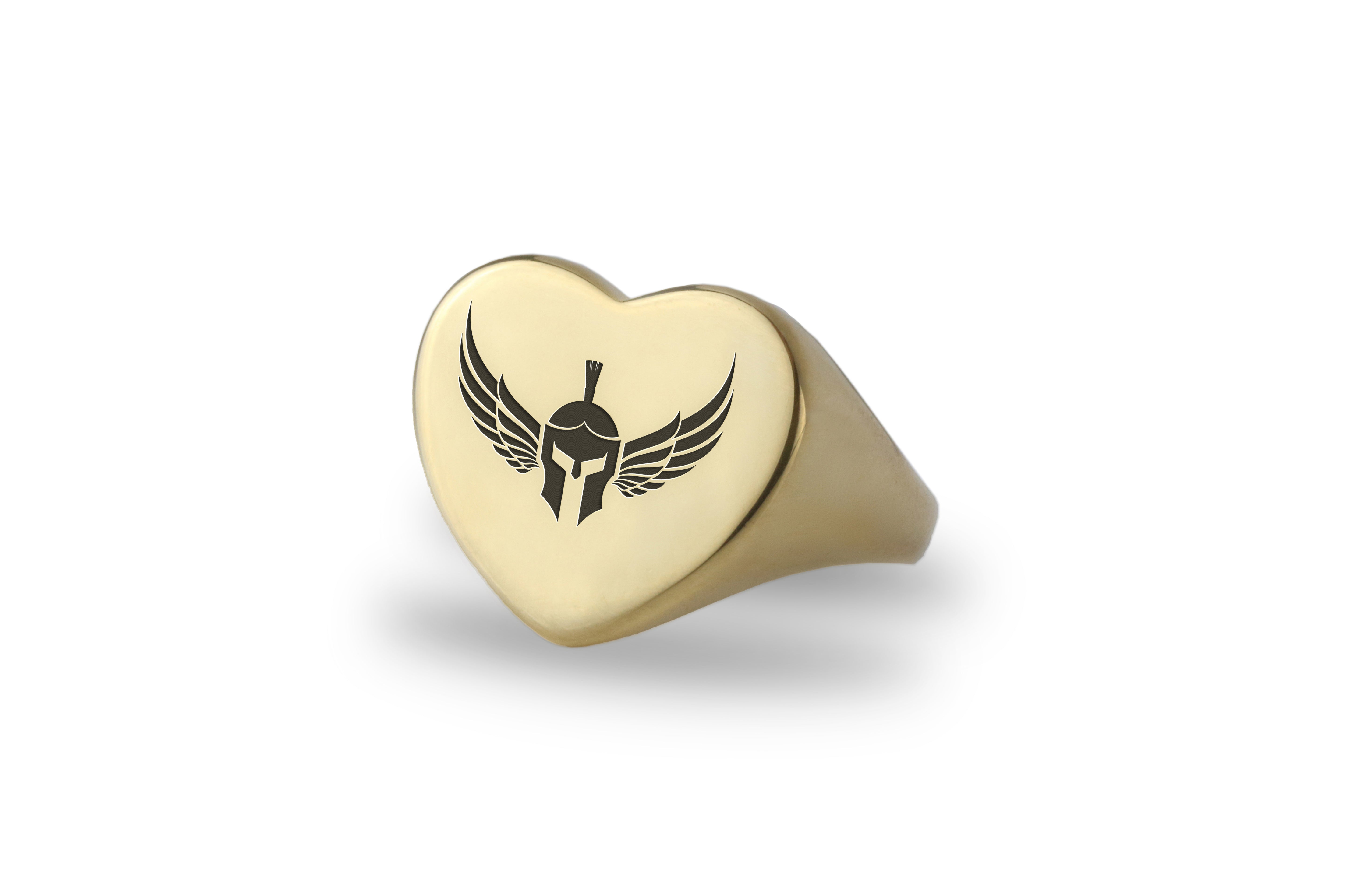 Custom Gladiator Signet Ring