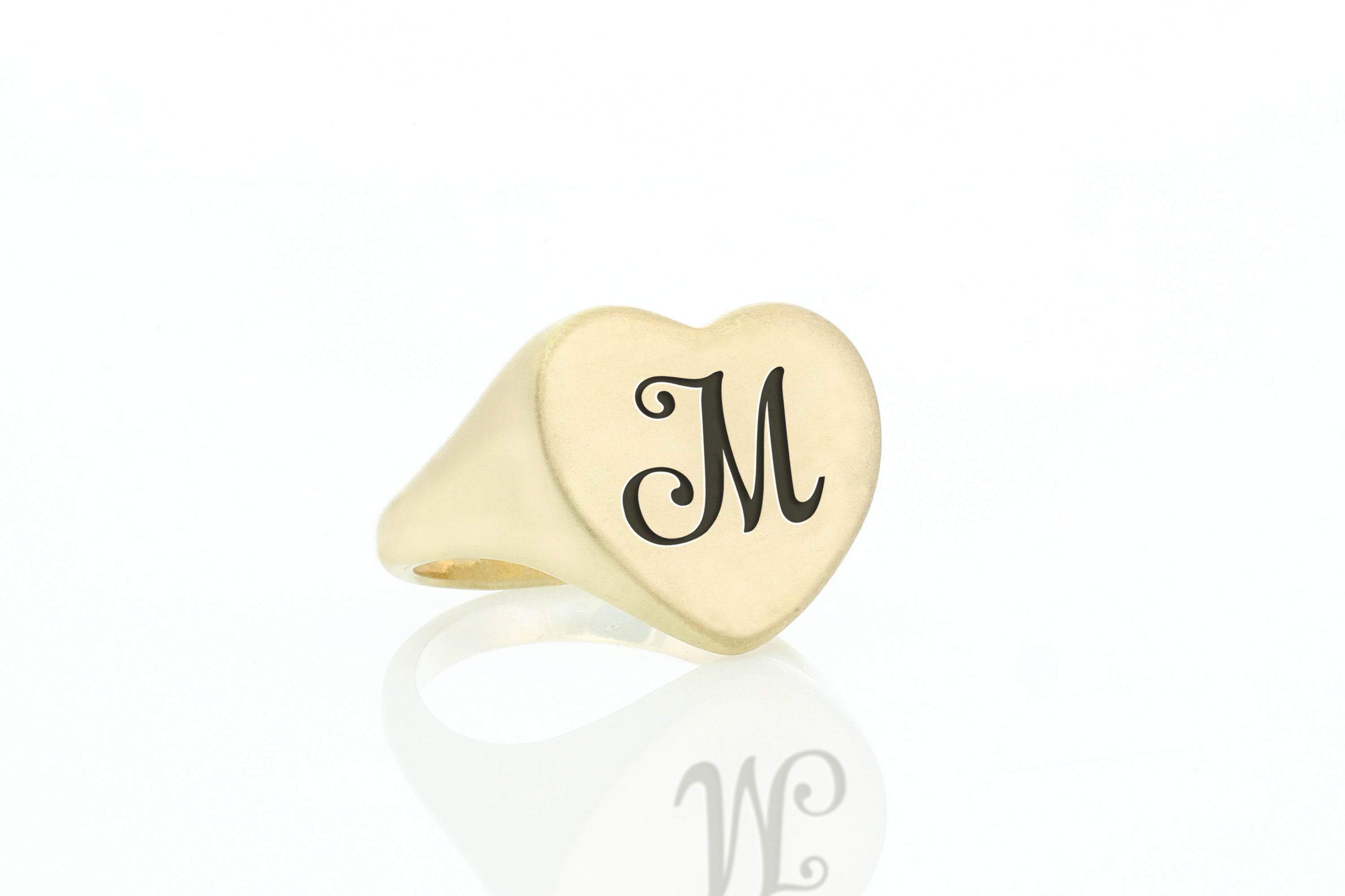 Vintage Letter Gold Ring