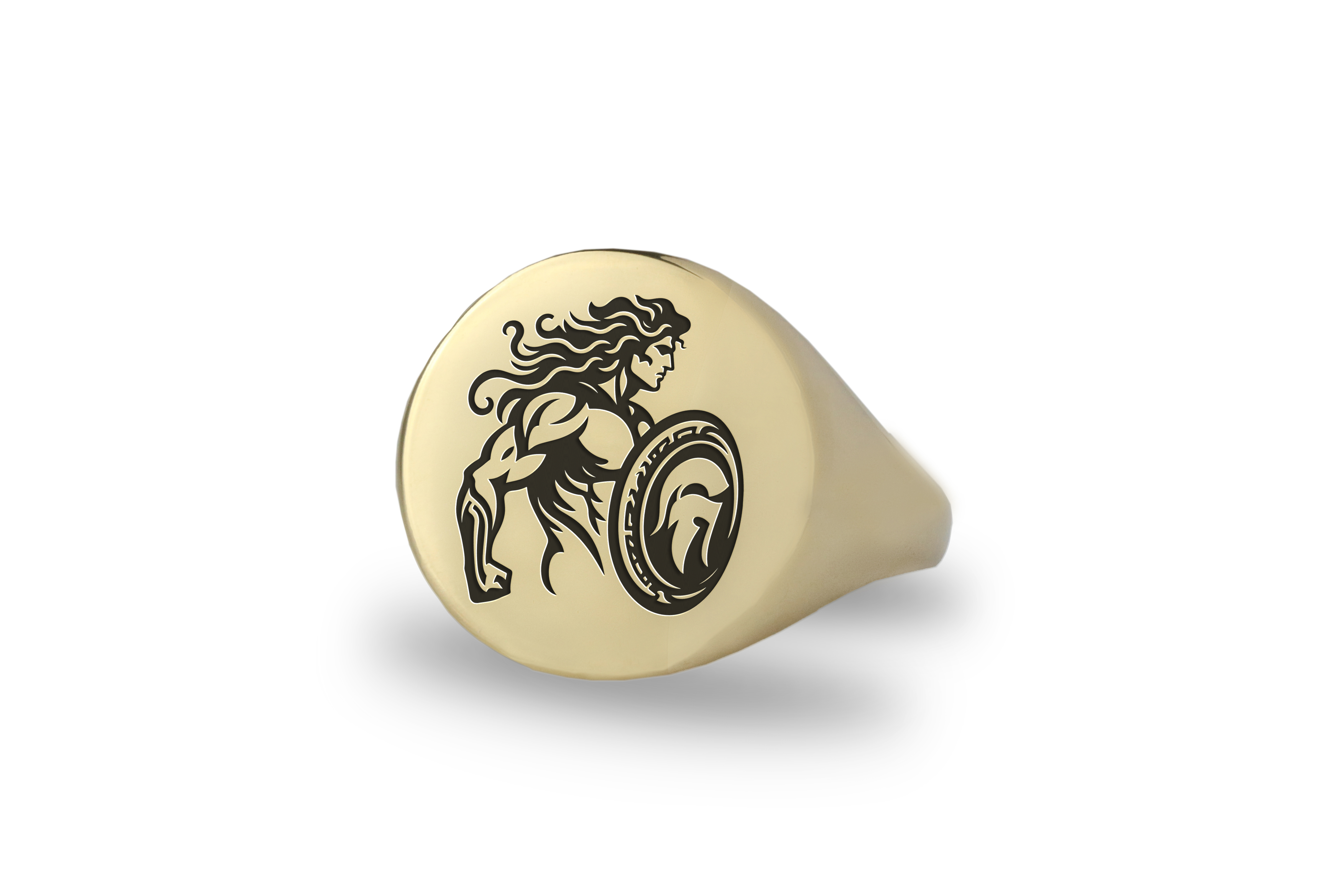 Mythical Achilles Signet Ring