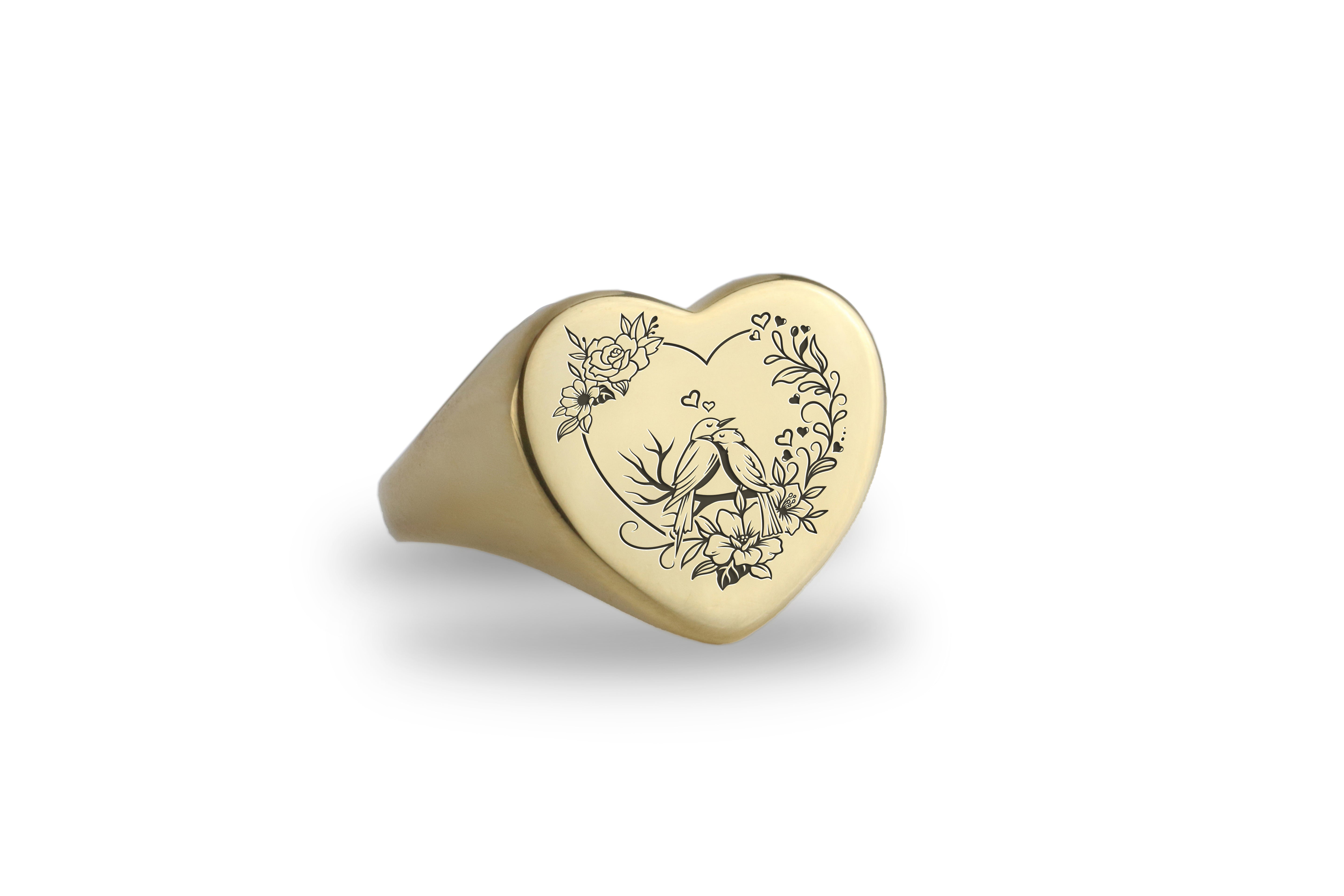 Romantic Birds Ring