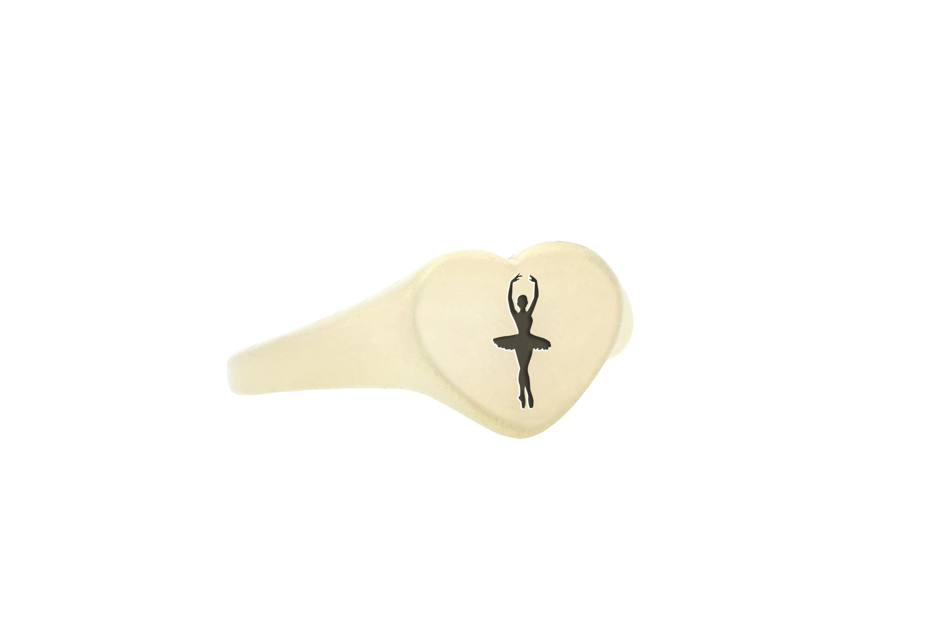 14k Gold Ballerina Signet Ring