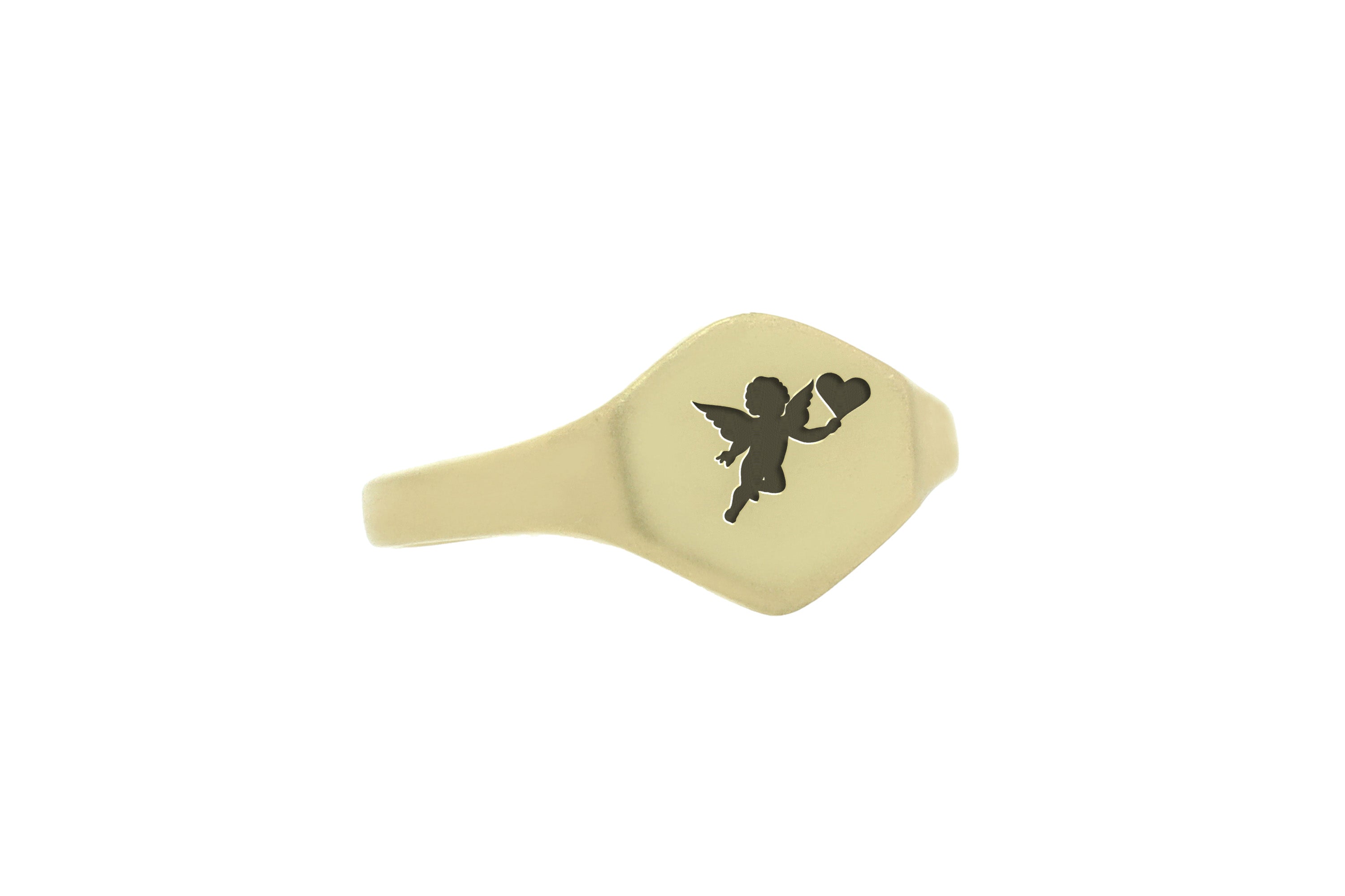 Cupid Engraved Ring