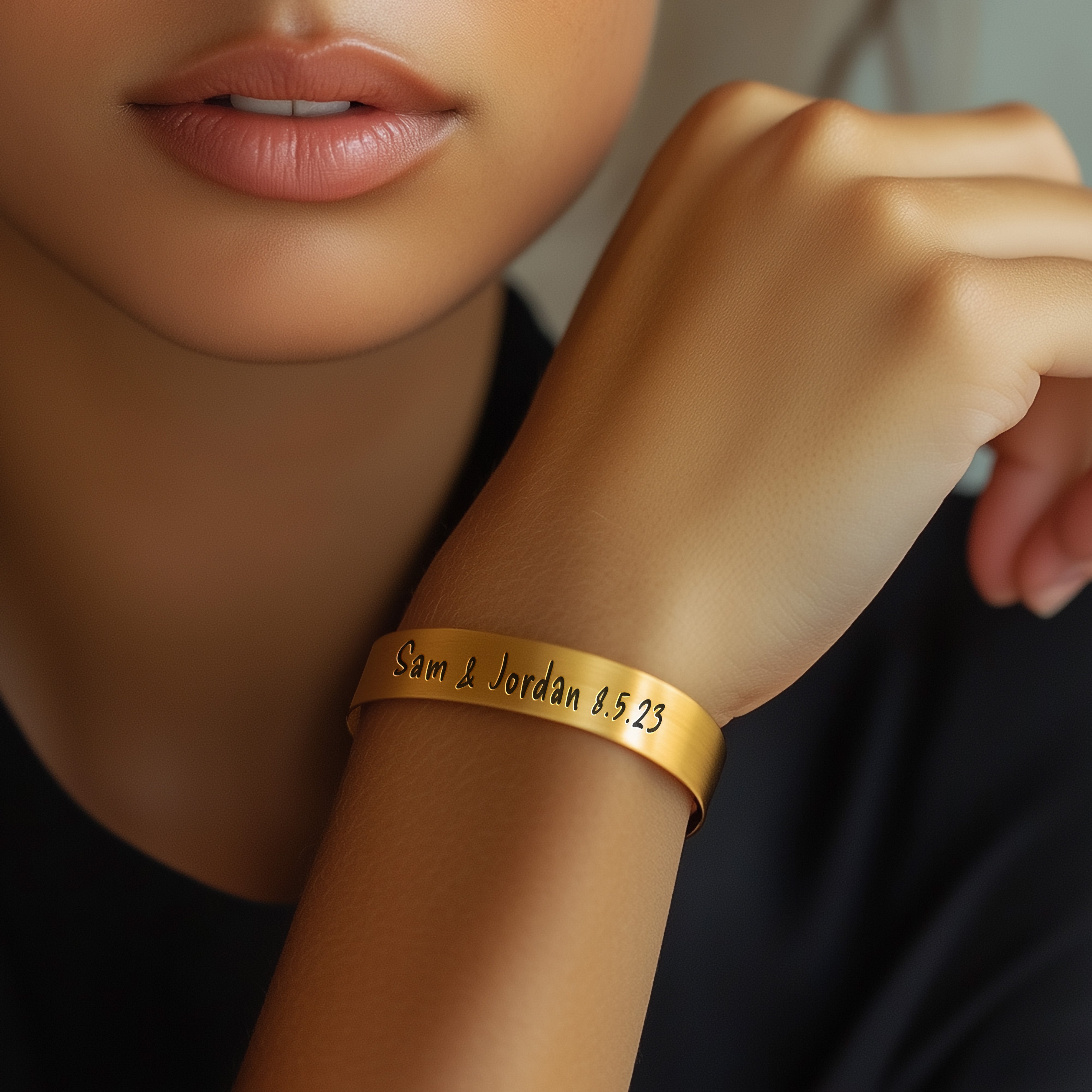 14k Gold Couples Bracelet