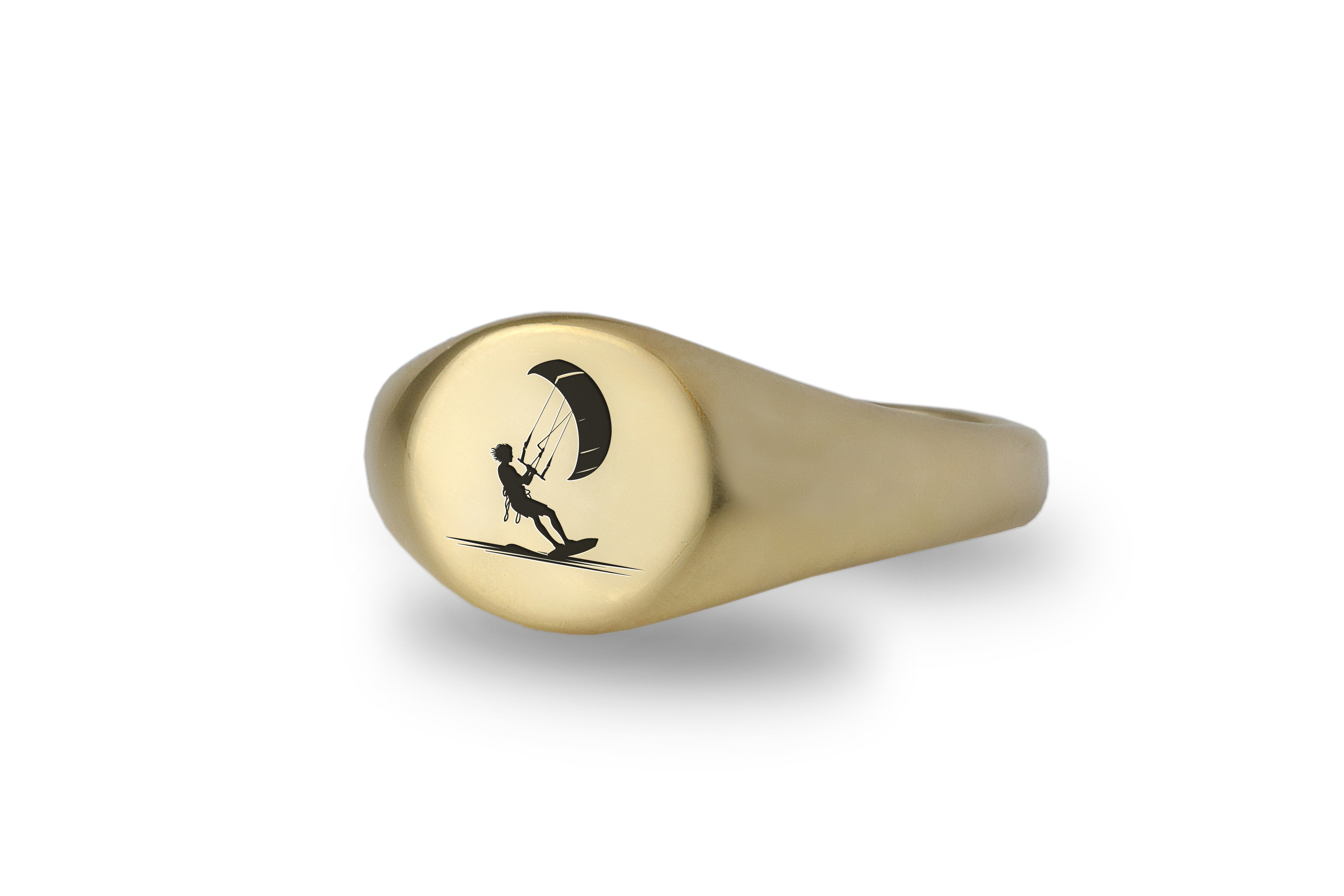 Engraved Kiteboarding Ring