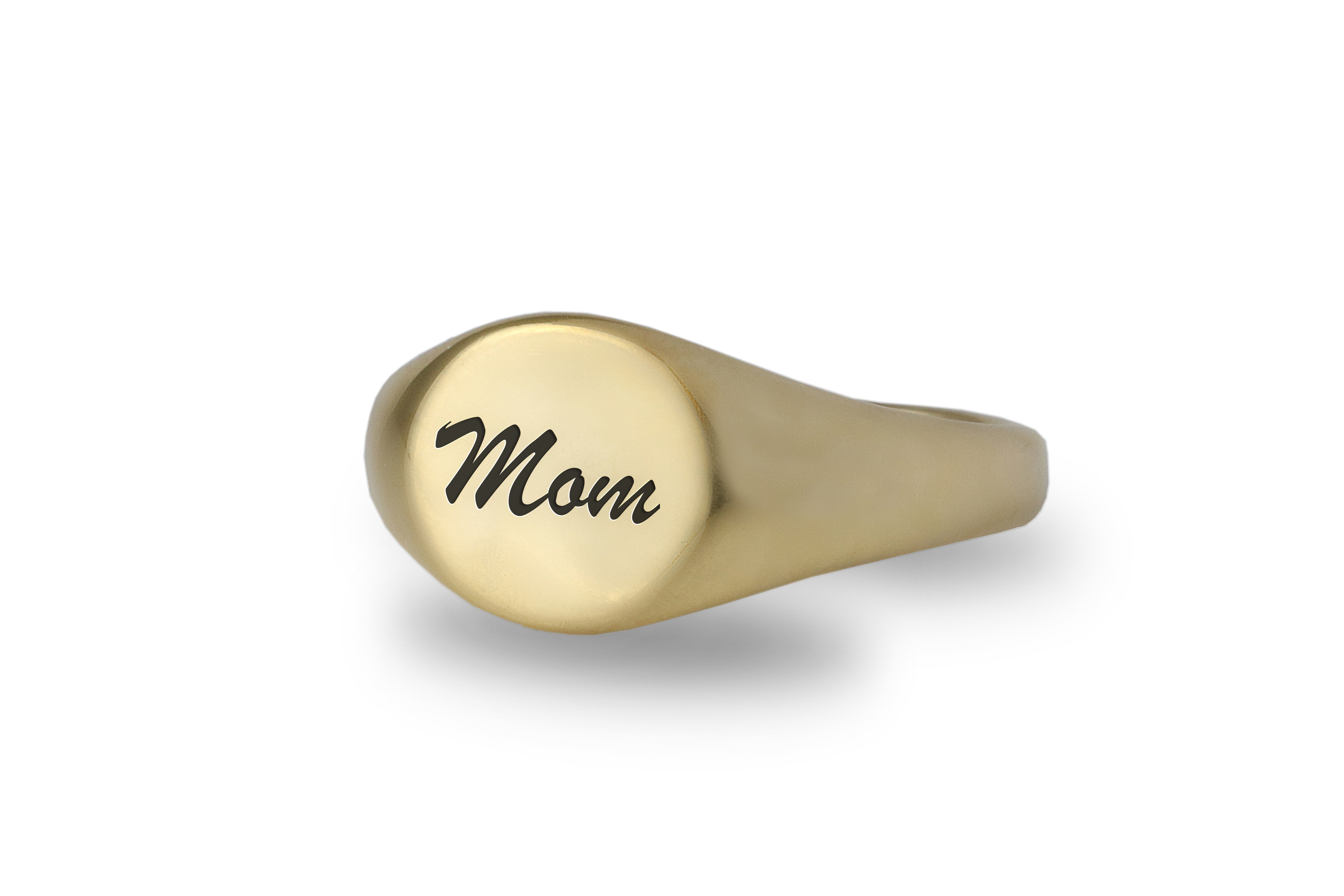 Engraved Mom Ring