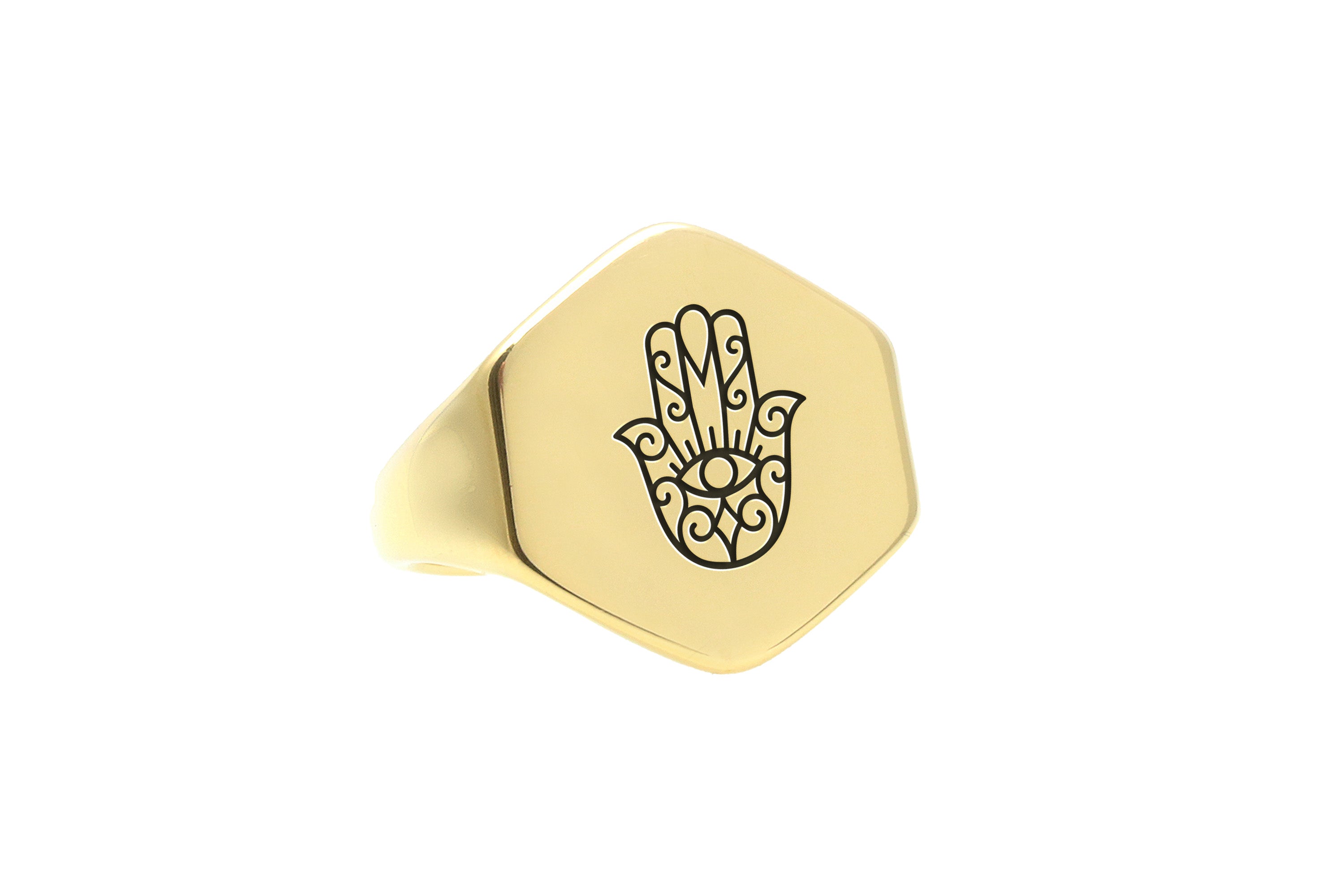 Hamsa Signet Ring