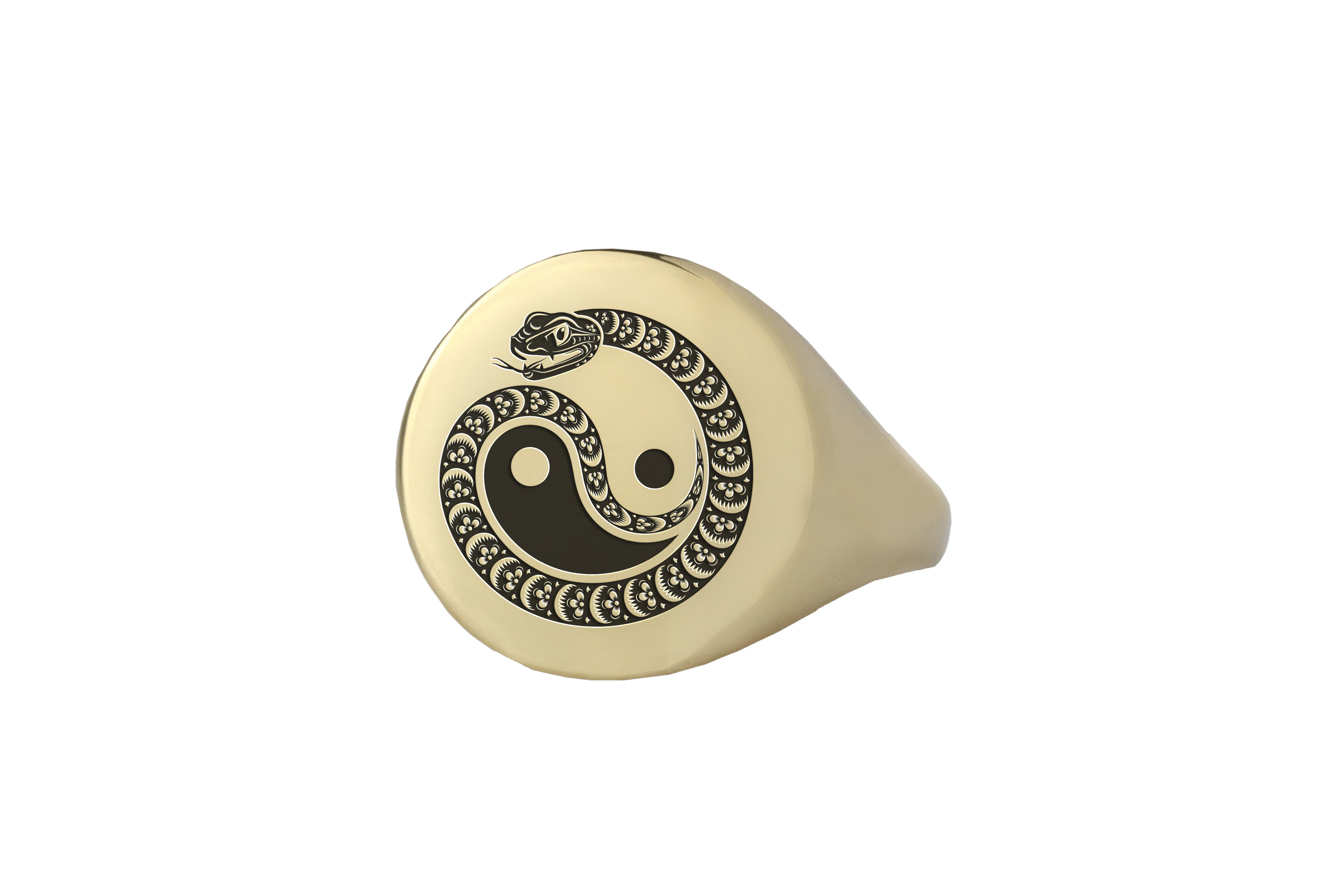 Yin And Yang Snake Ring