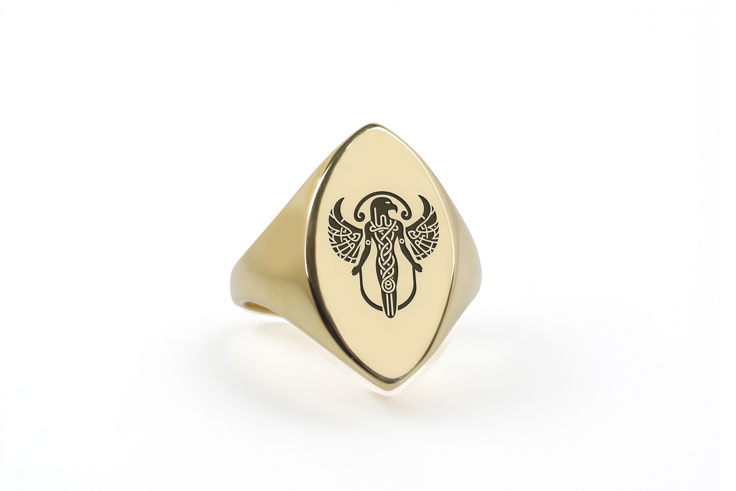 Forbidden Ancients Glyph Gold Ring