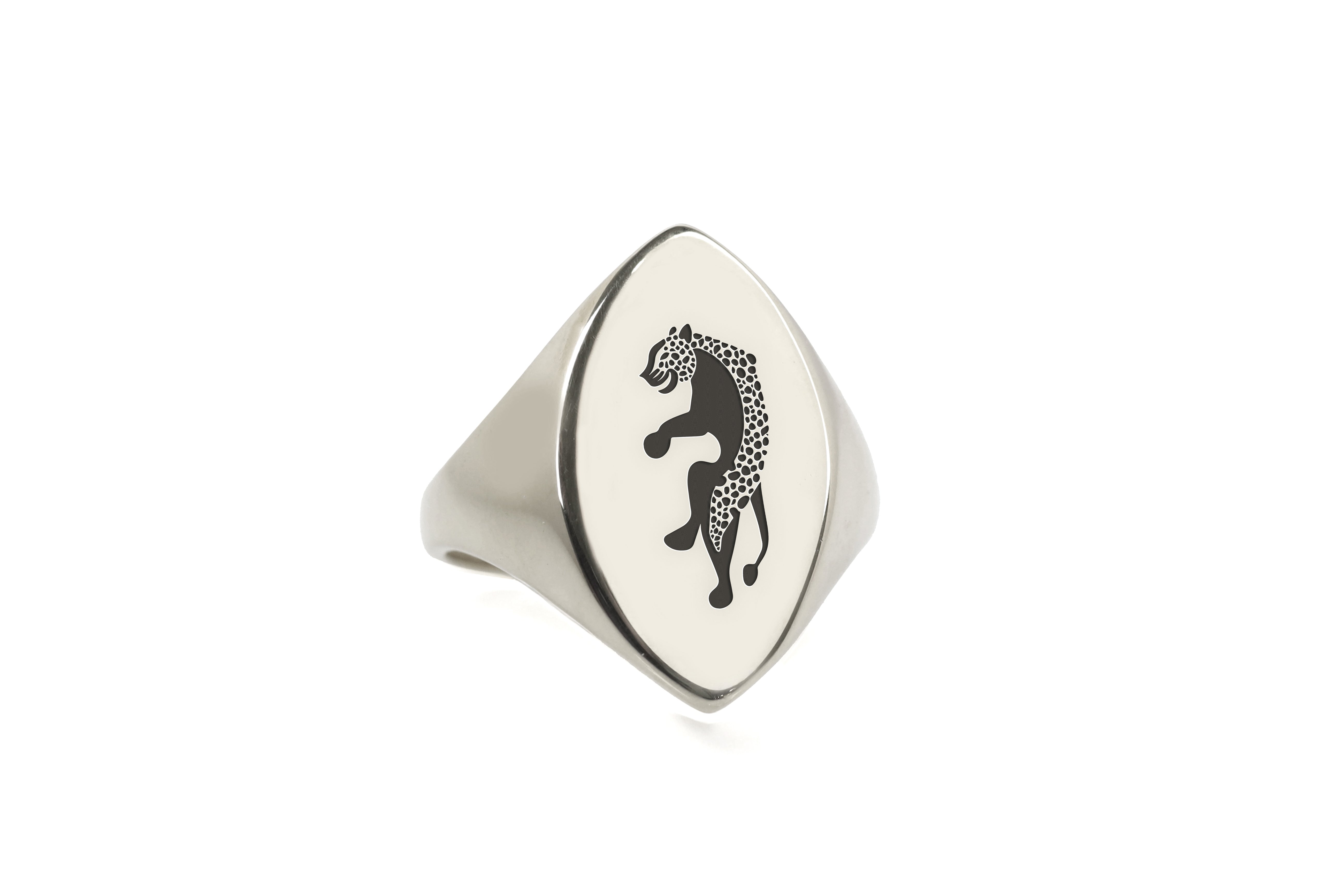 925 Sterling Silver Leopard Ring