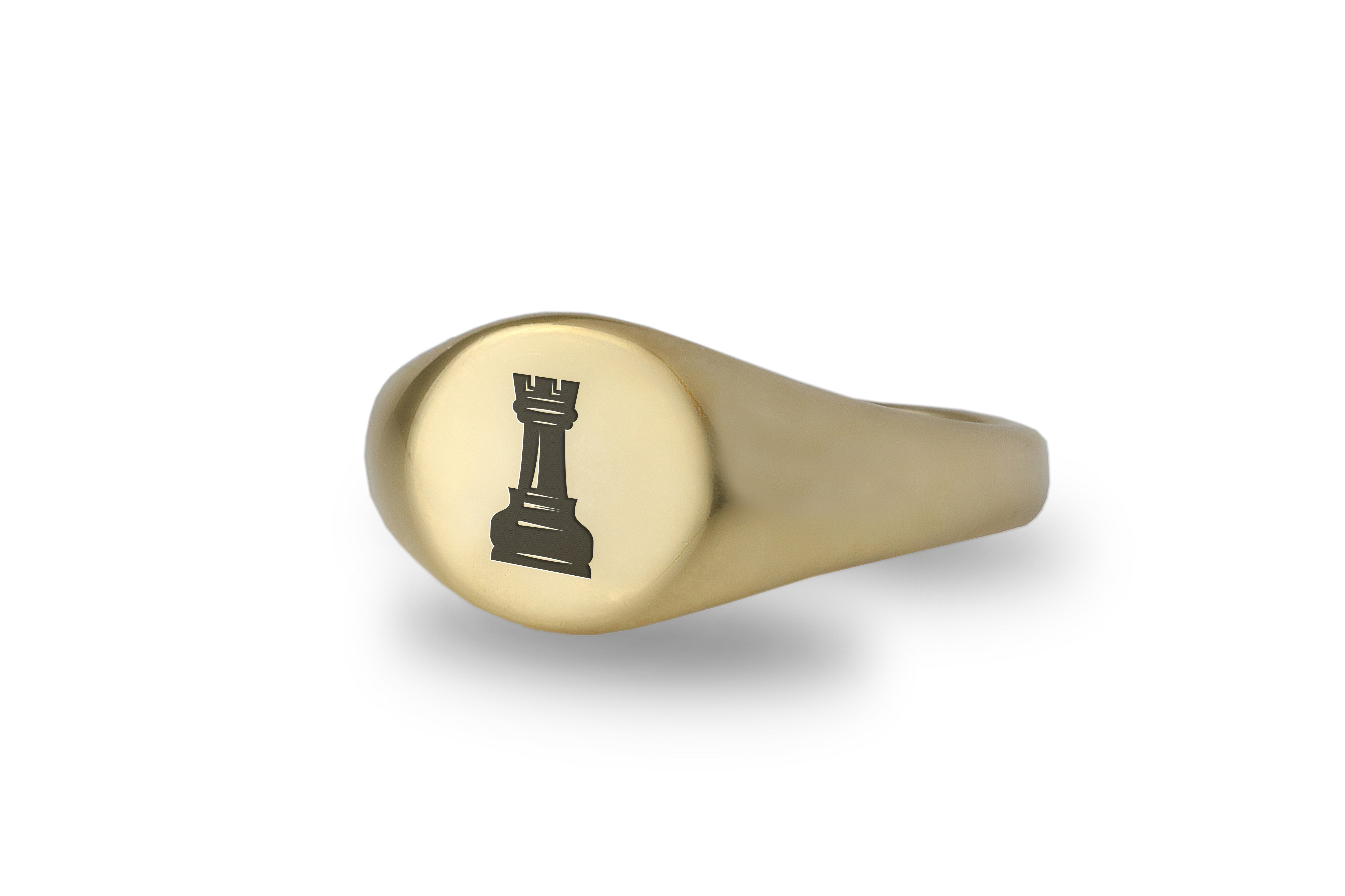 Custom Chess Piece Engraved Ring