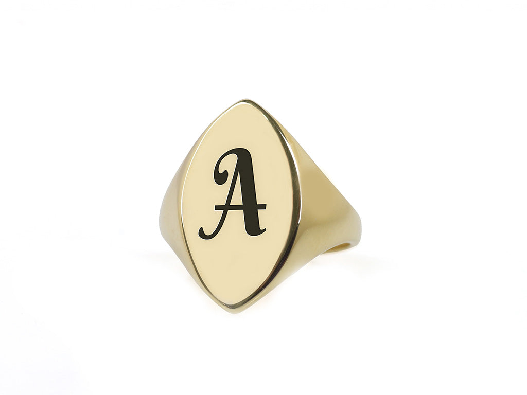 14k Gold Signet Ring
