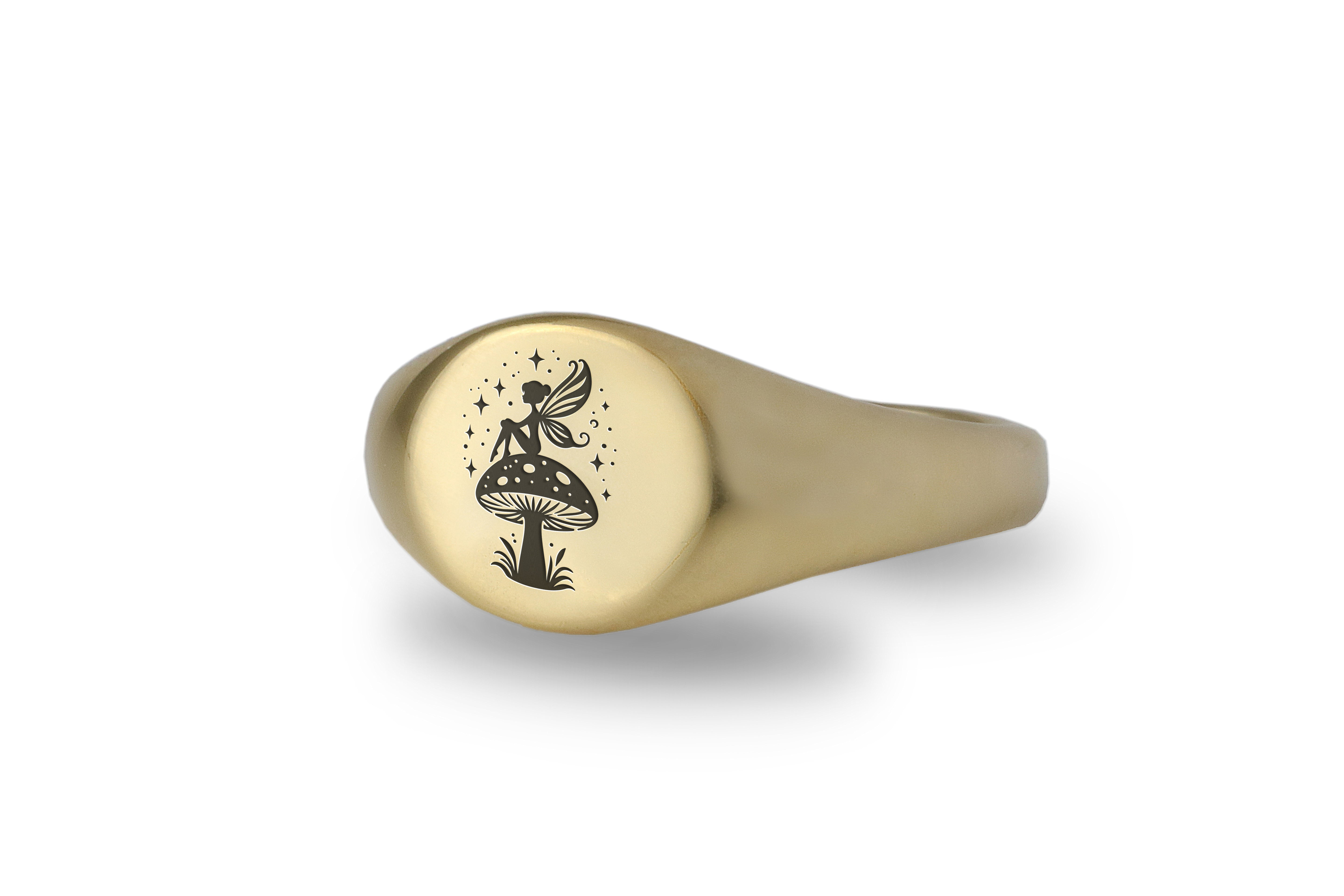 Custom Fairy Engraved Ring