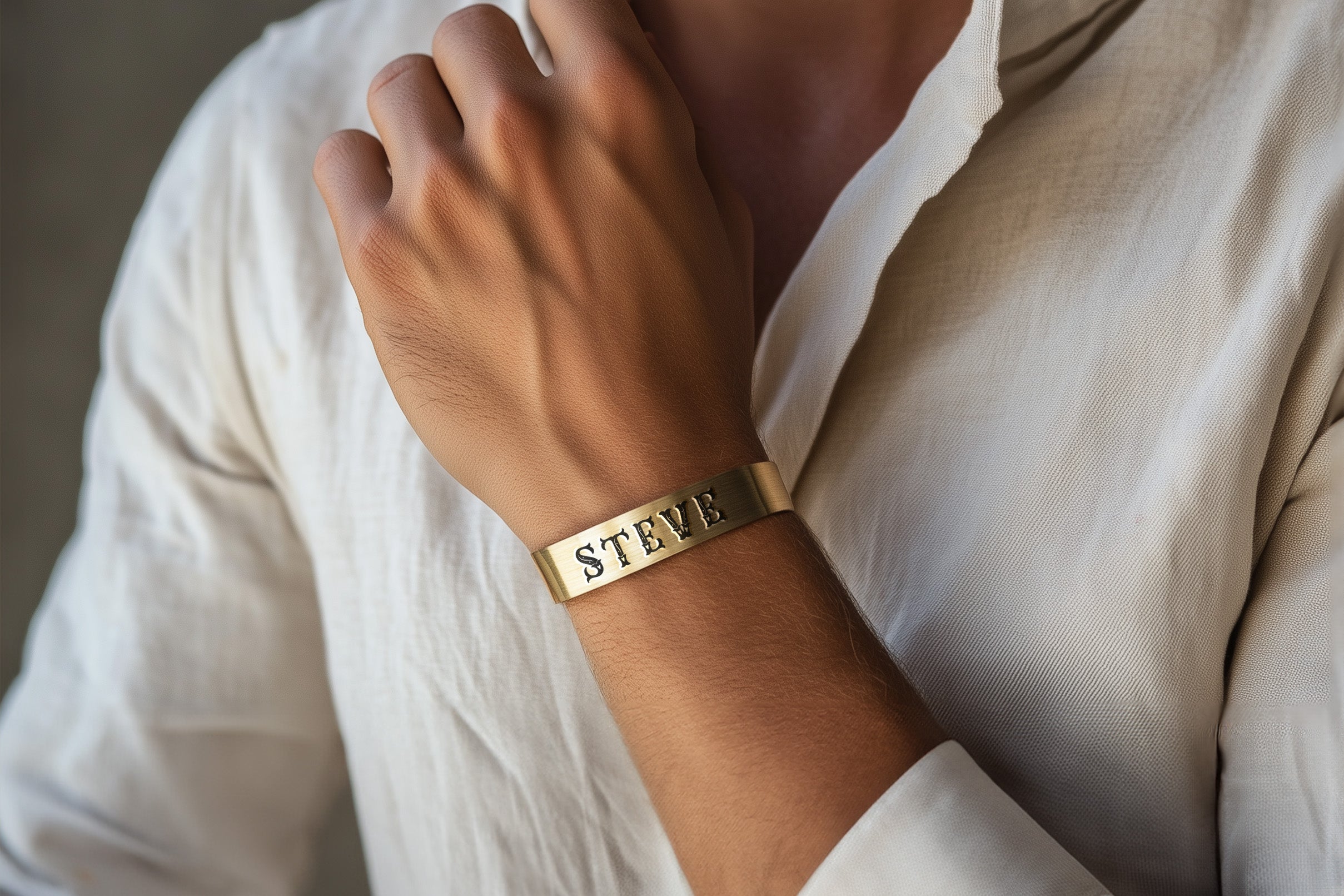 Poker Font Name Bracelet