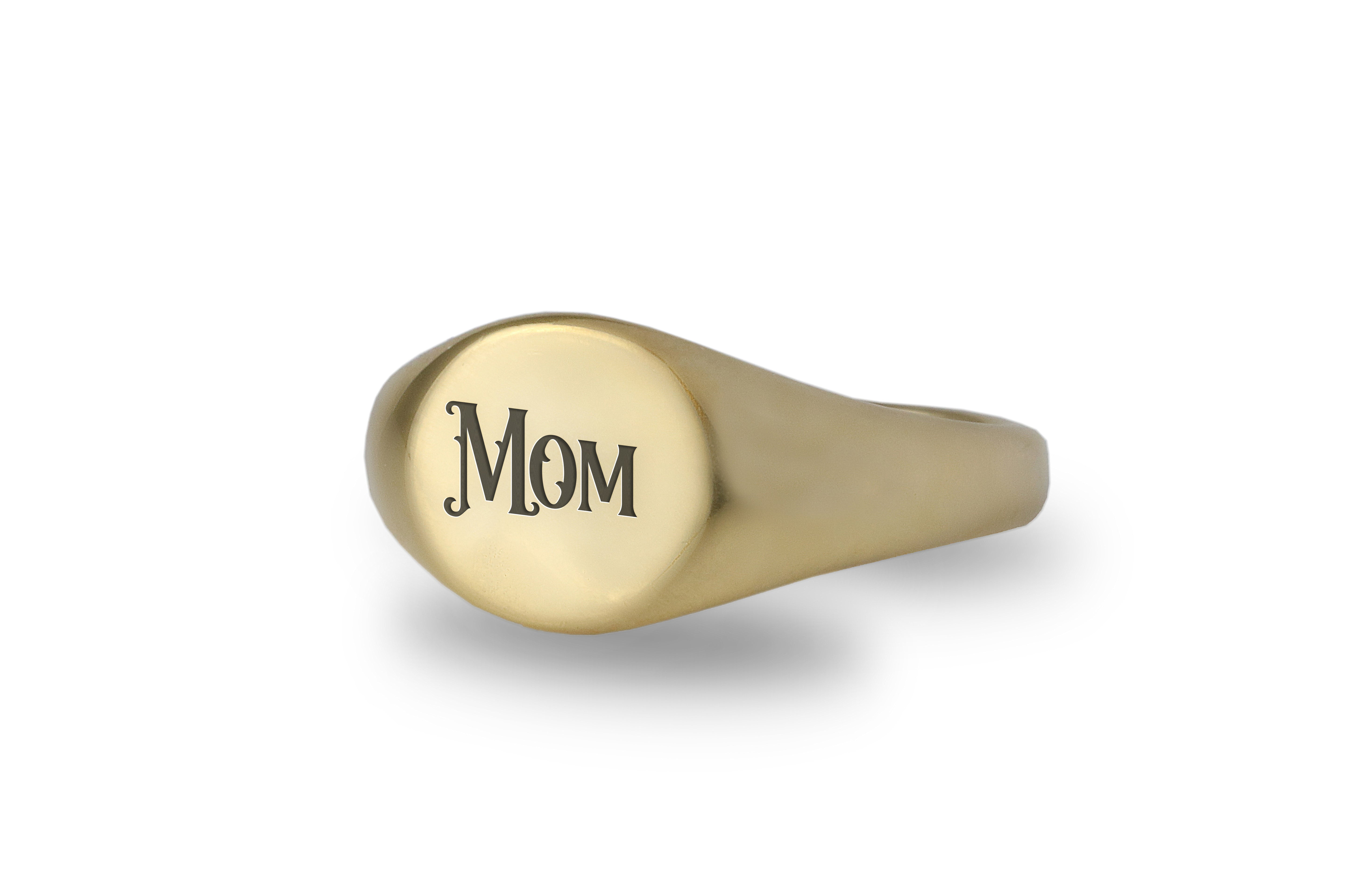 Custom Mom Engraved Ring