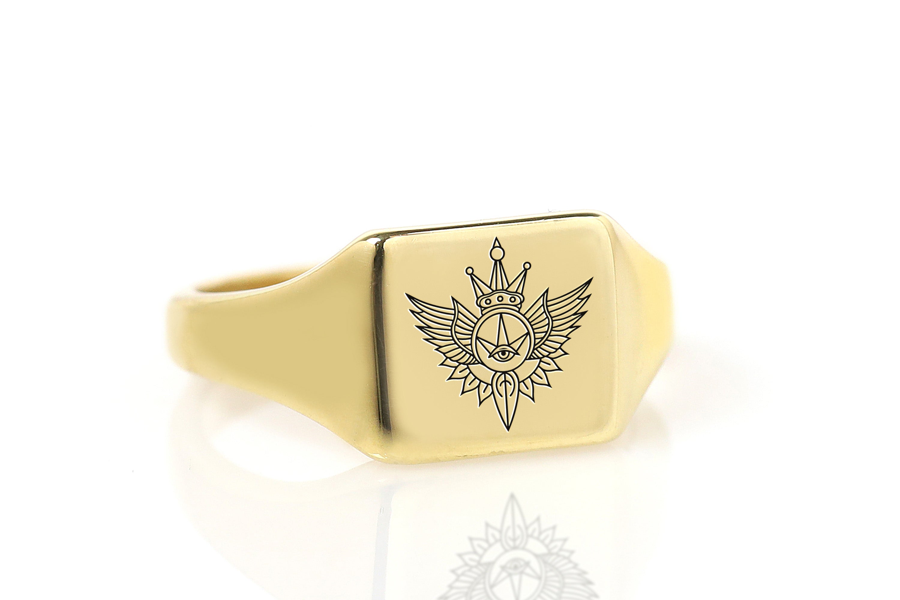 14k Gold Masonic Ring