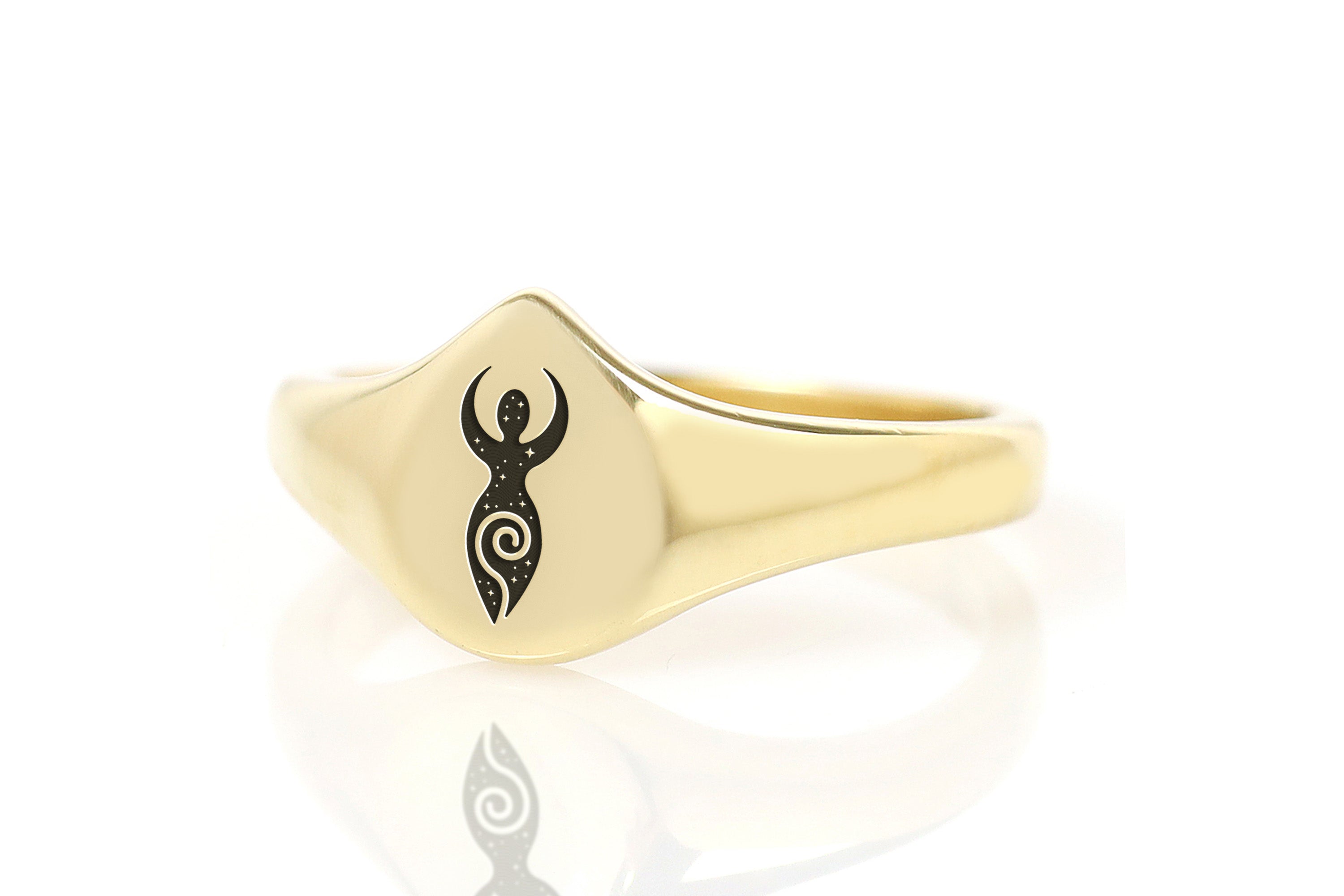 Custom Wiccan Symbol Ring
