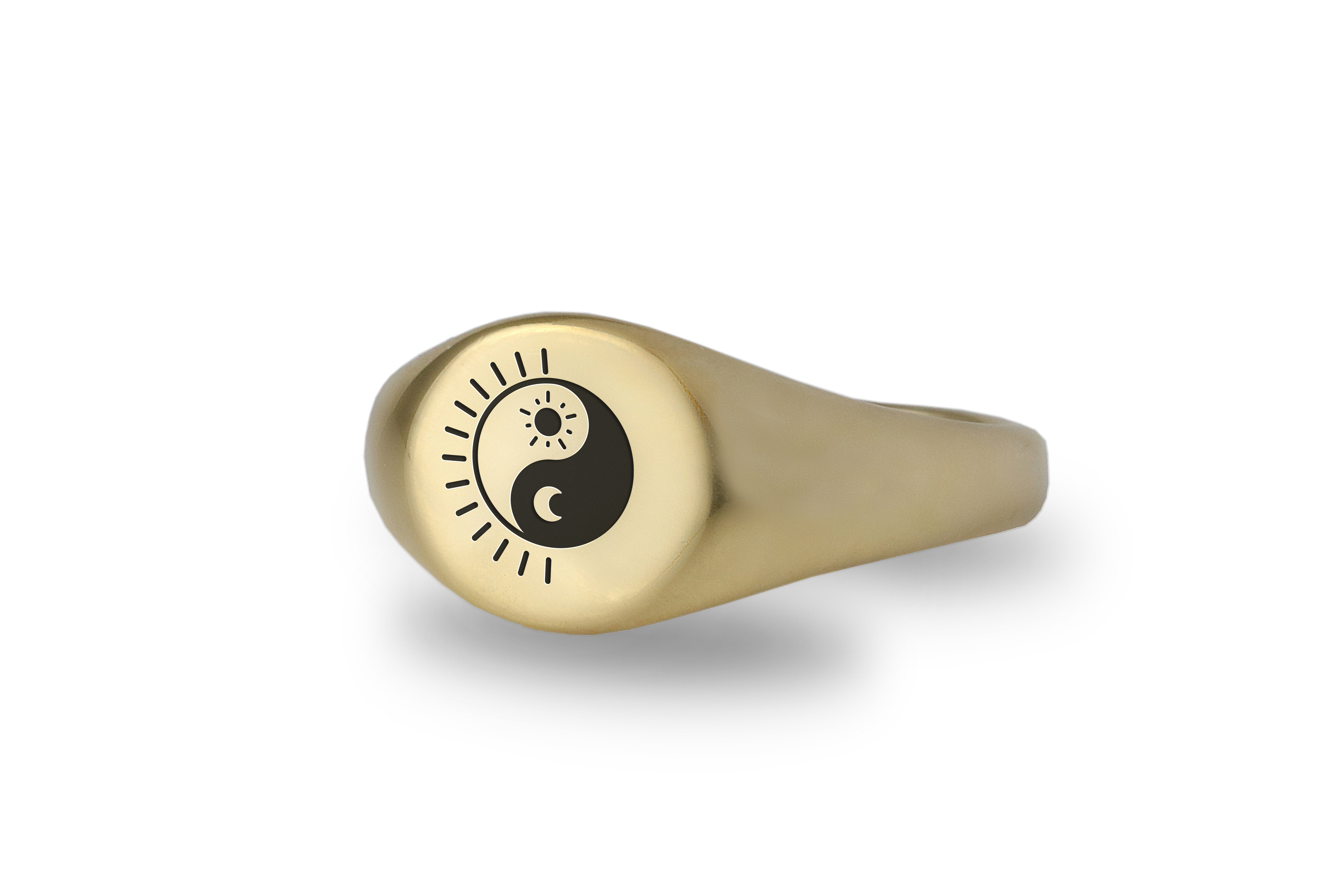 Sun And Moon Signet Ring