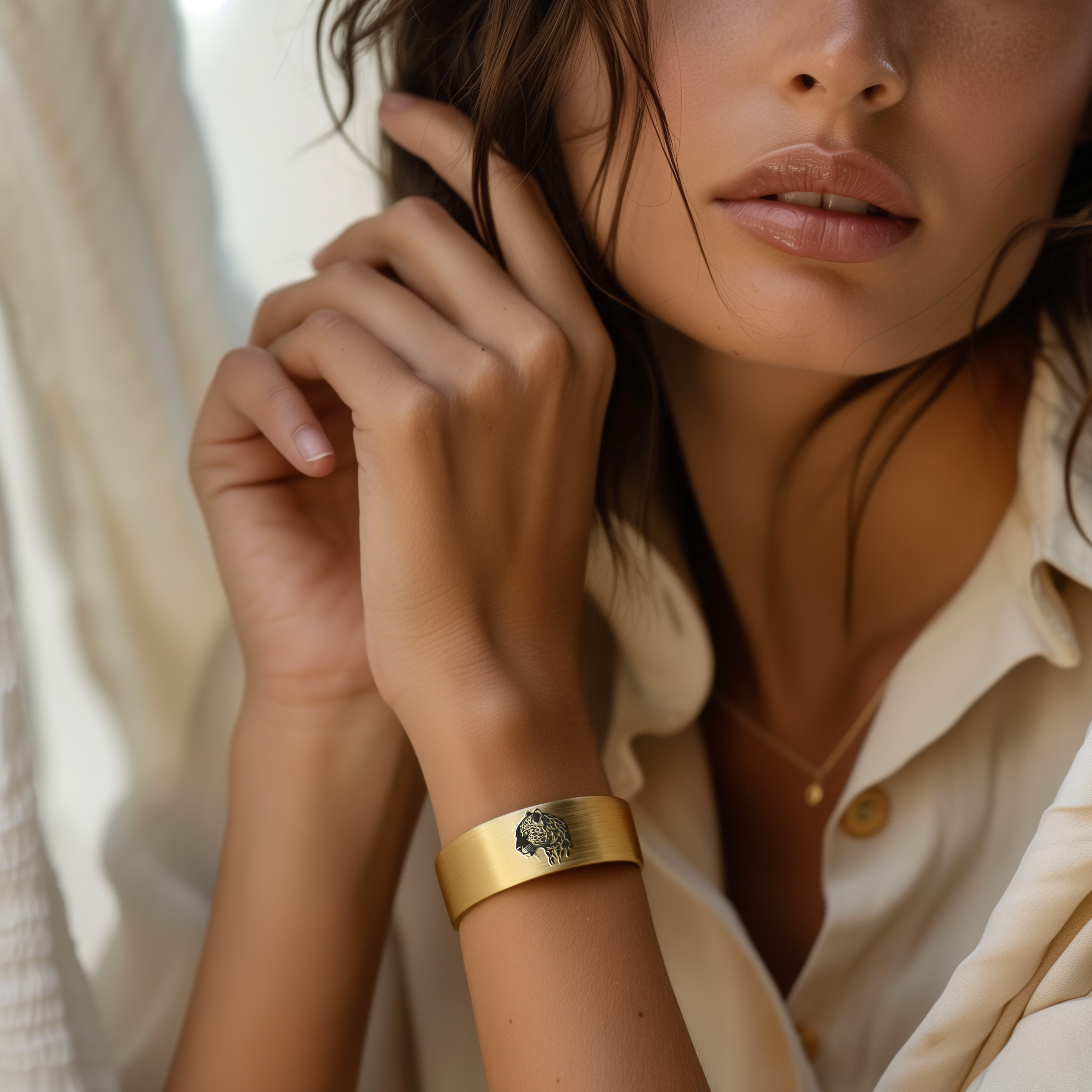 24k Gold Jaguar Bracelet