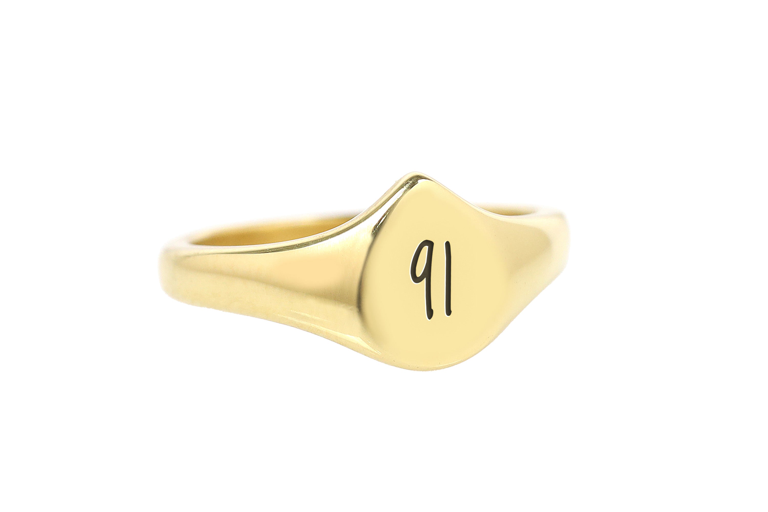 Personalized Number Ring