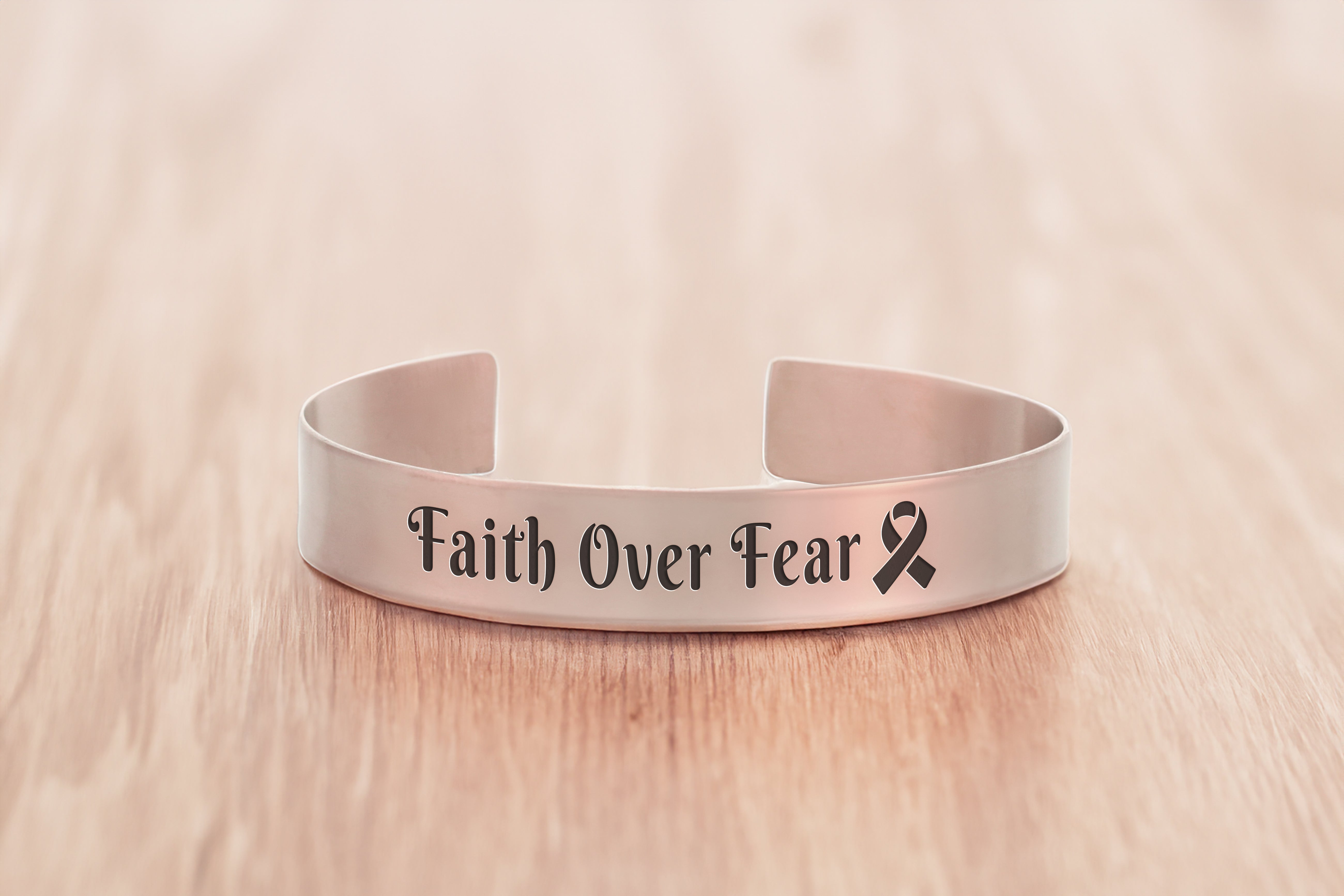 Breast Cancer Ribbon Bracelet