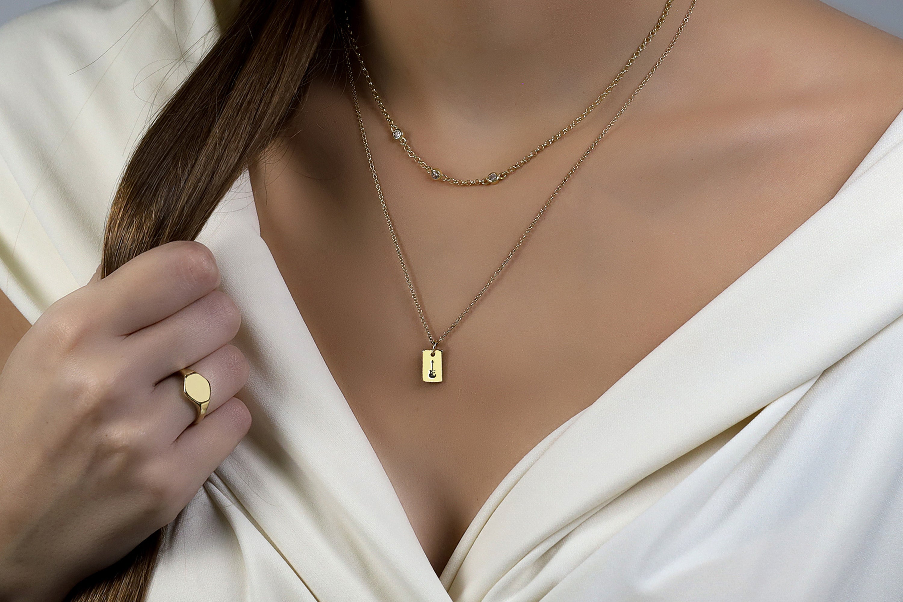 Custom Guitar Pendant Necklace