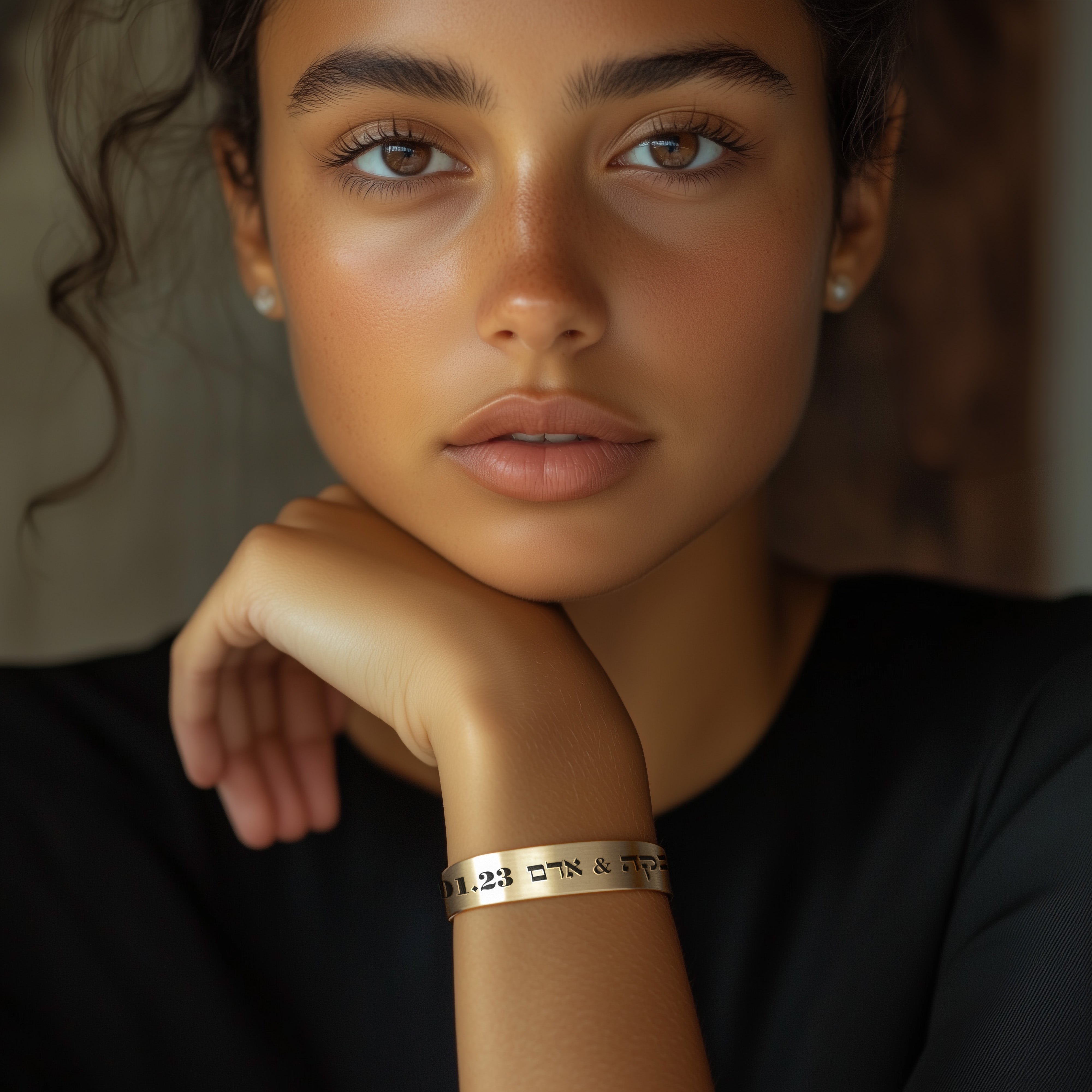 Silver Hebrew Bracelet