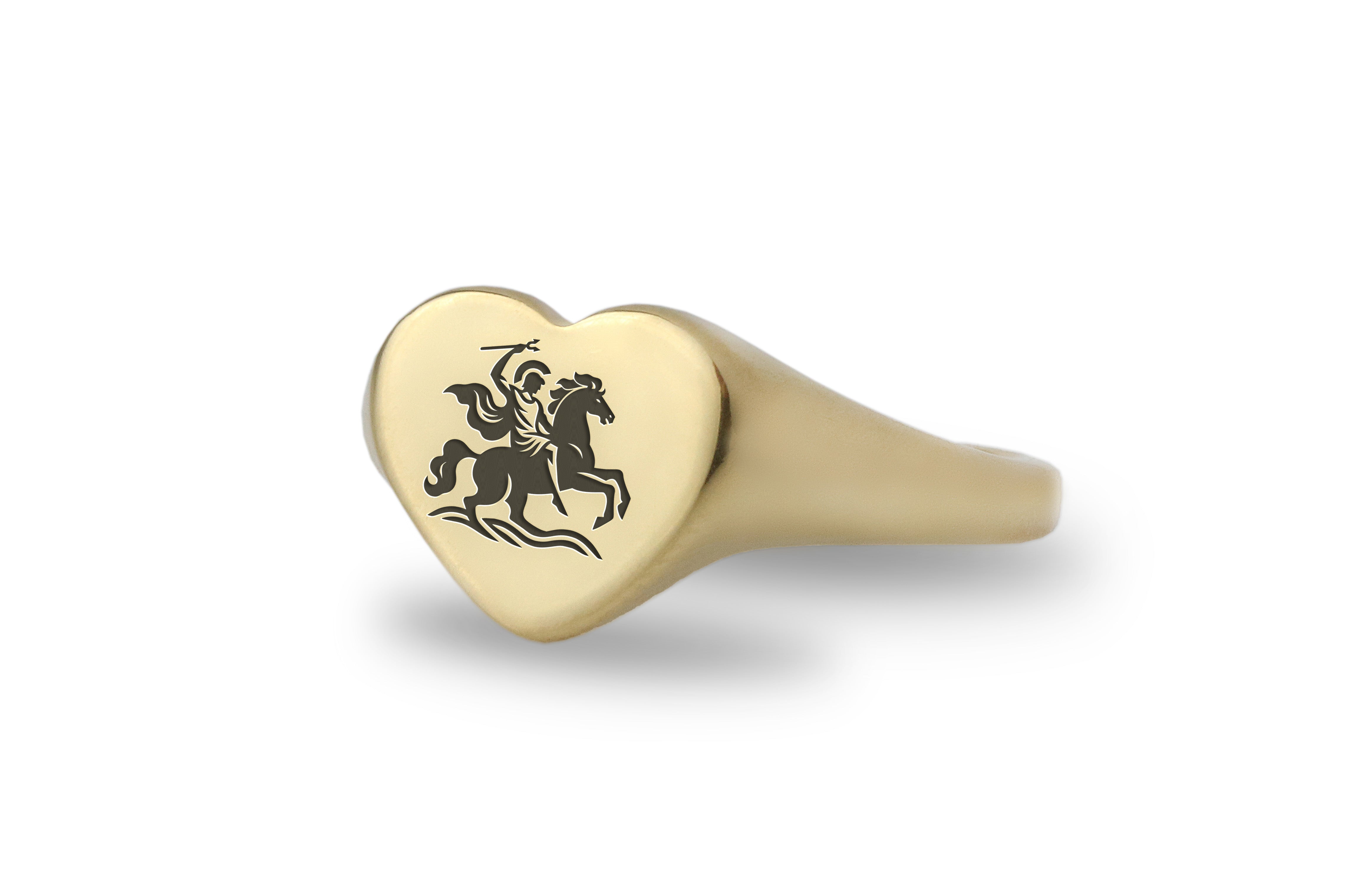 14k Gold Royal Knight Ring