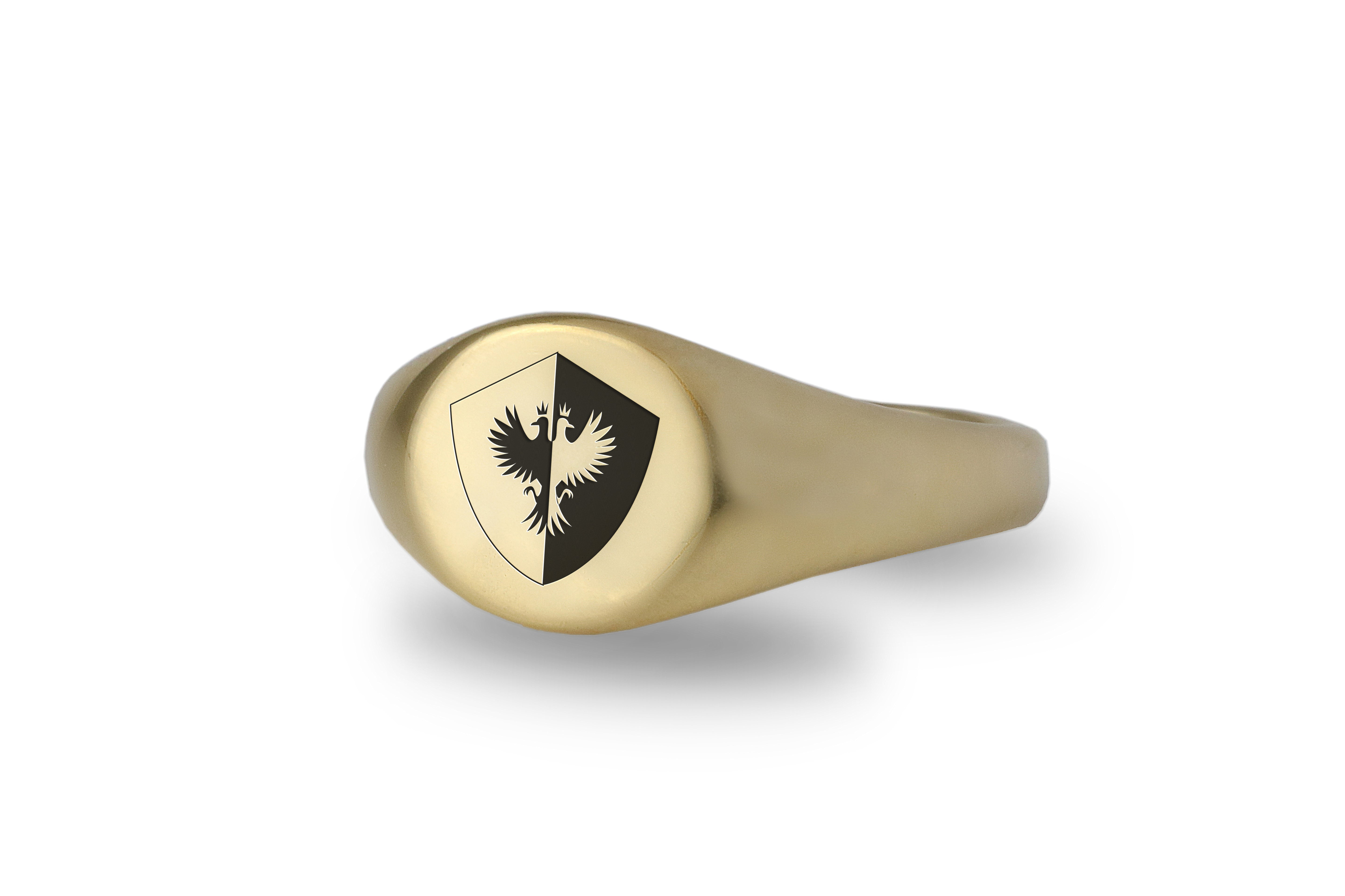 Custom Heraldic Eagle Ring
